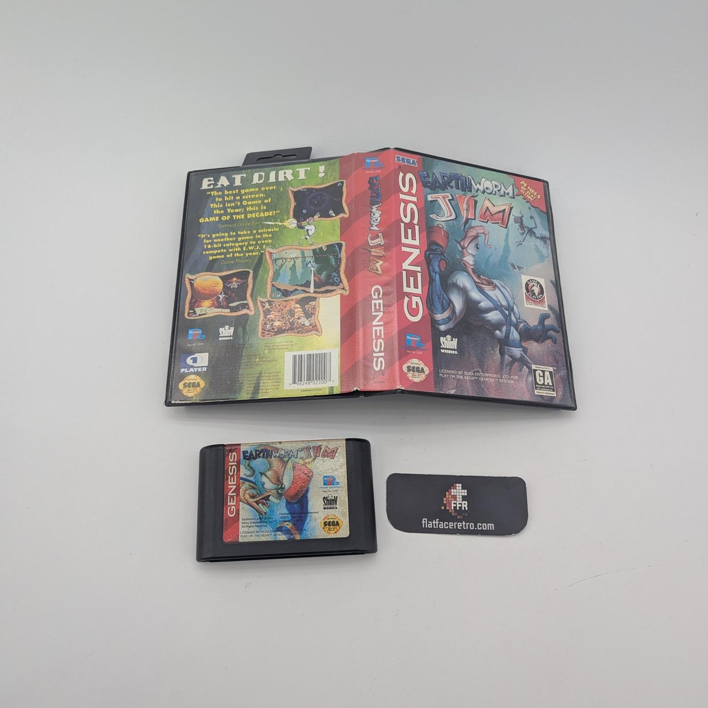 Earthworm Jim - Sega Genesis - Game and Box Only