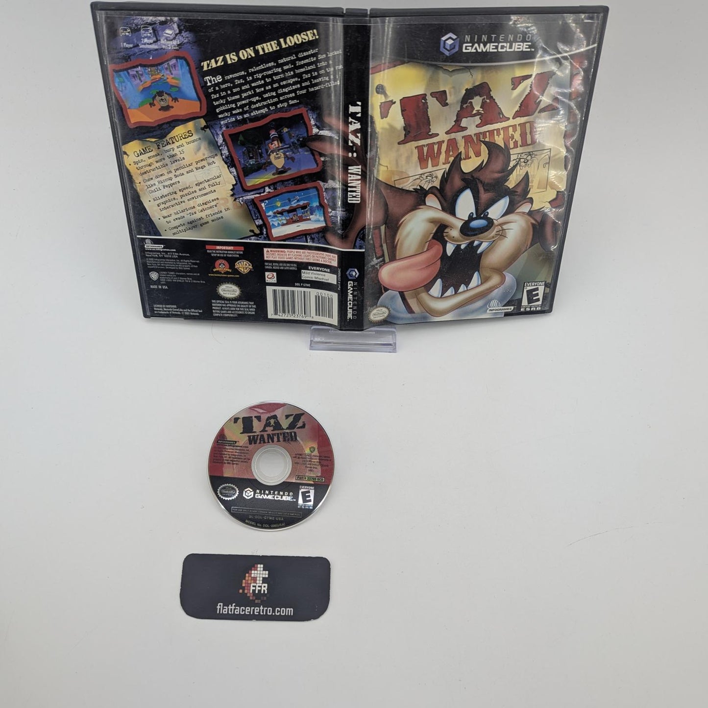 Taz Wanted - Nintendo Gamecube - Game and Box Only