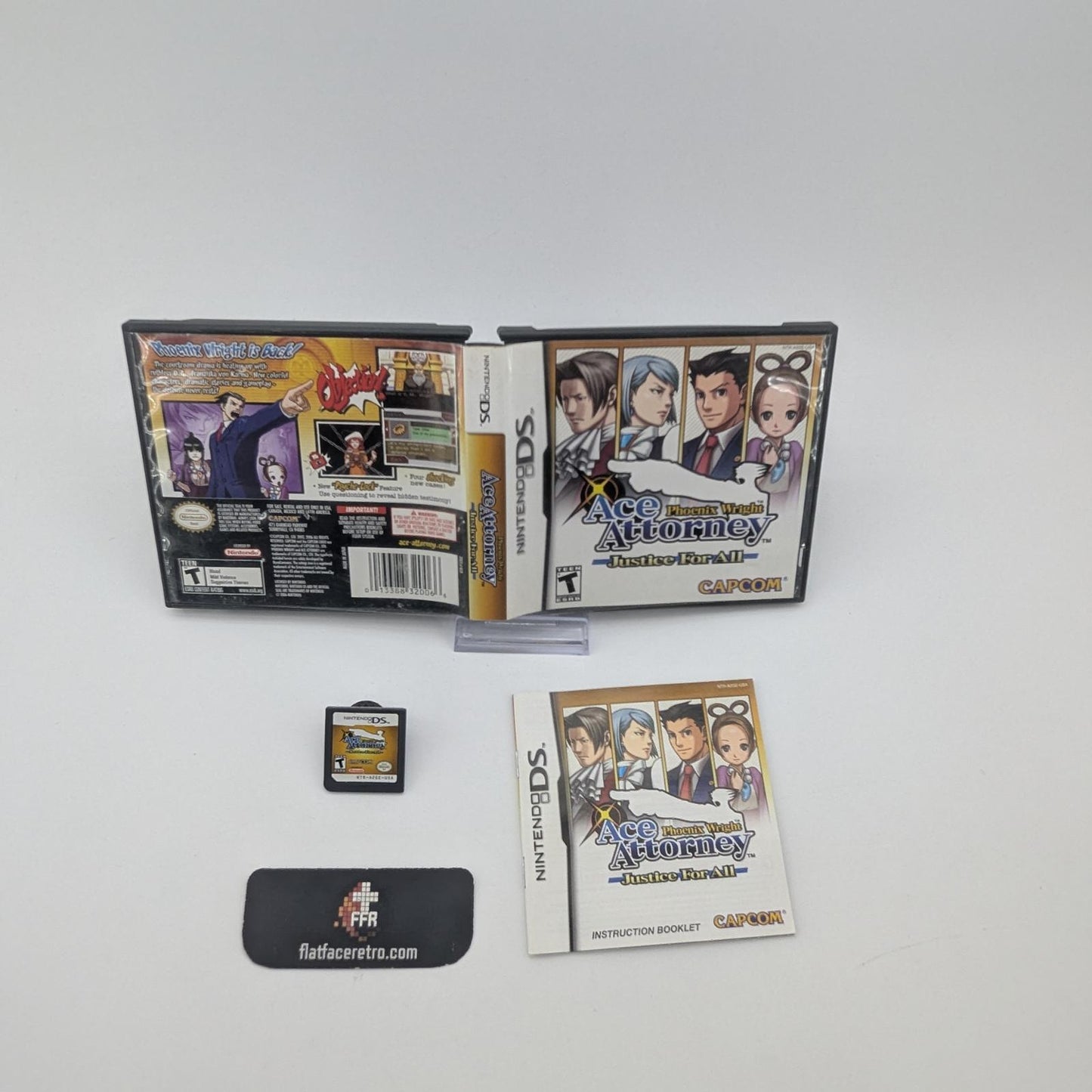 Ace Attorney Justice For All - Nintendo DS - Complete
