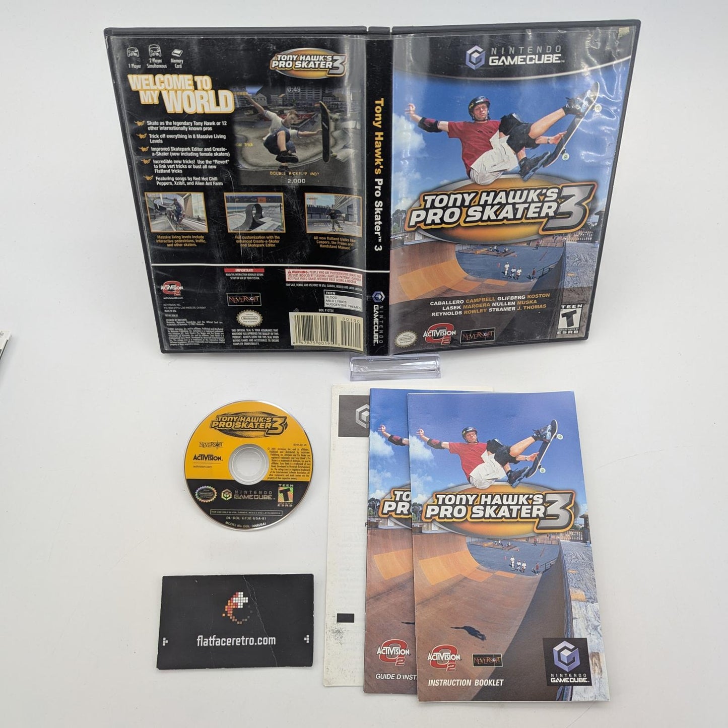 Tony Hawk 3 - Nintendo Gamecube - Complete