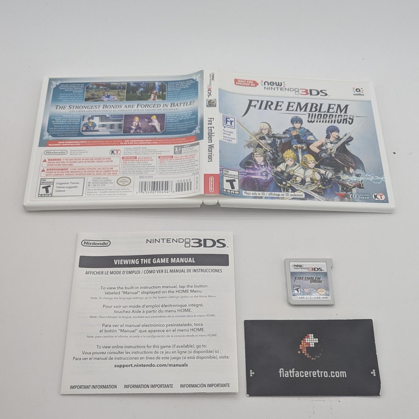 Fire Emblem Warriors - Nintendo 3DS - Complete