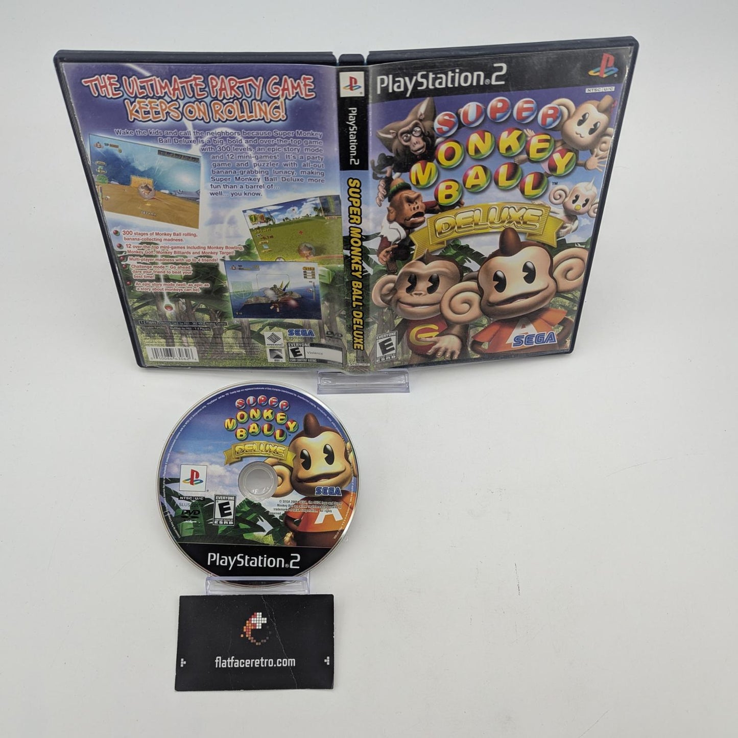 Super Monkey Ball Deluxe - Sony PlayStation 2 - Game and Box Only