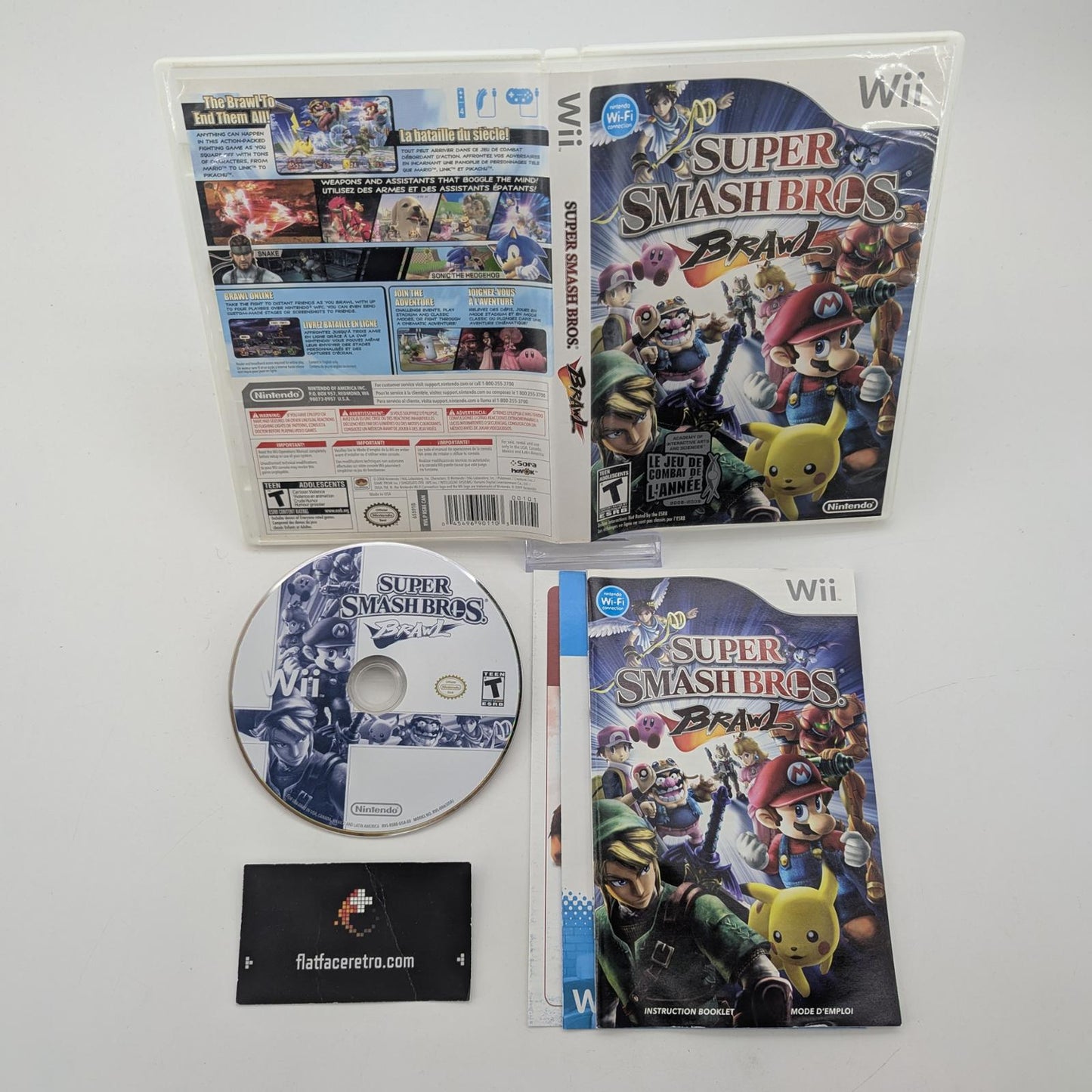 Super Smash Bros Brawl - Nintendo Wii - Complete