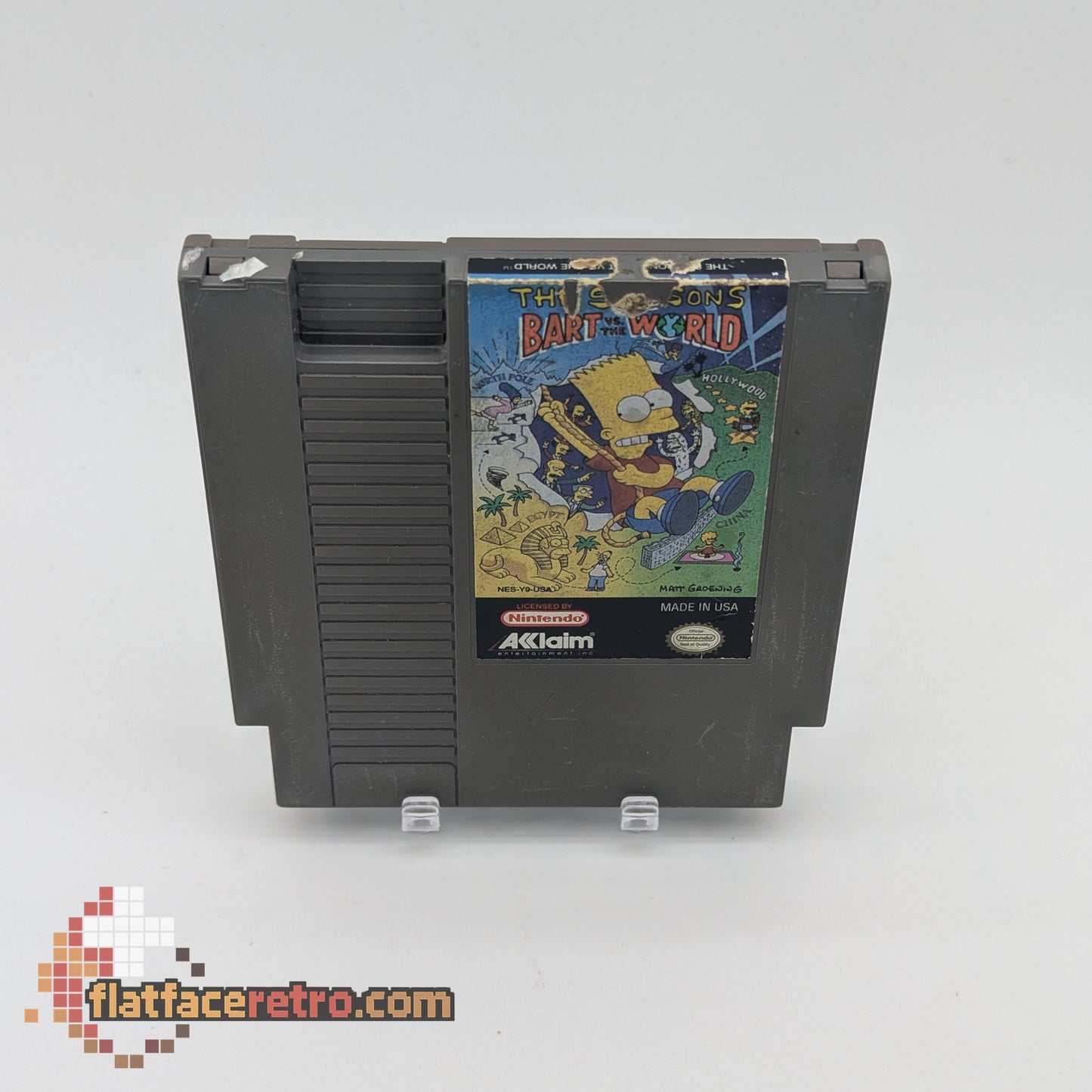 Simpsons Bart vs the World - Nintendo NES - Game Only