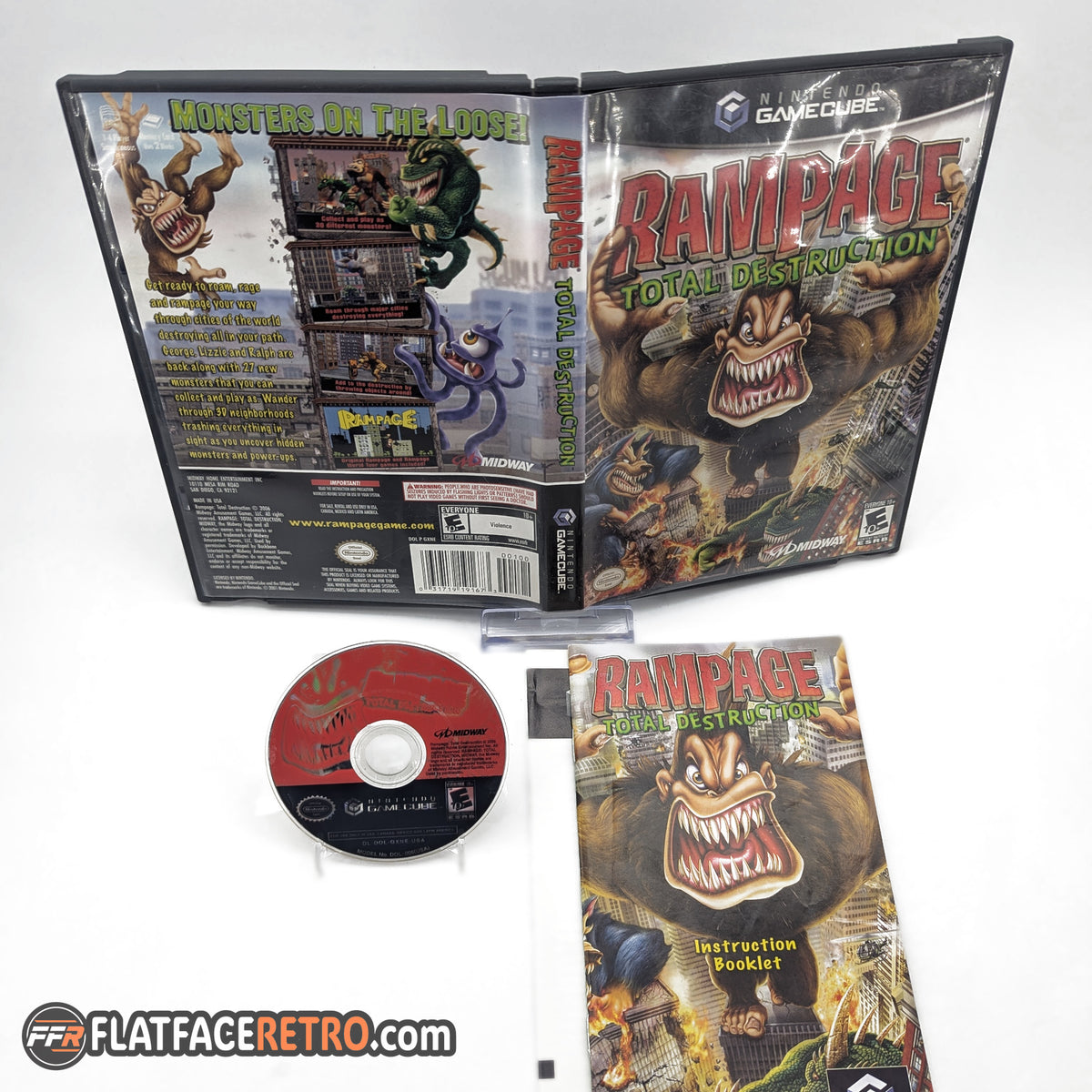 Rampage Total Destruction - Nintendo Gamecube - Complete