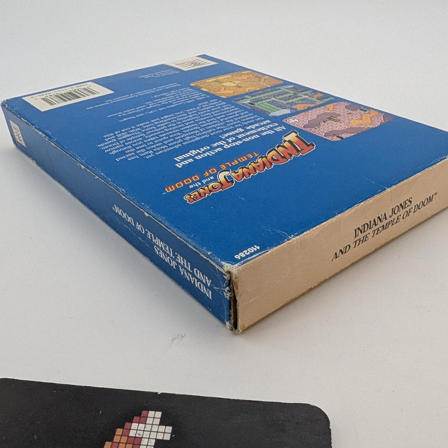 Indiana Jones and the Temple of Doom - Nintendo NES - Game and Box Only
