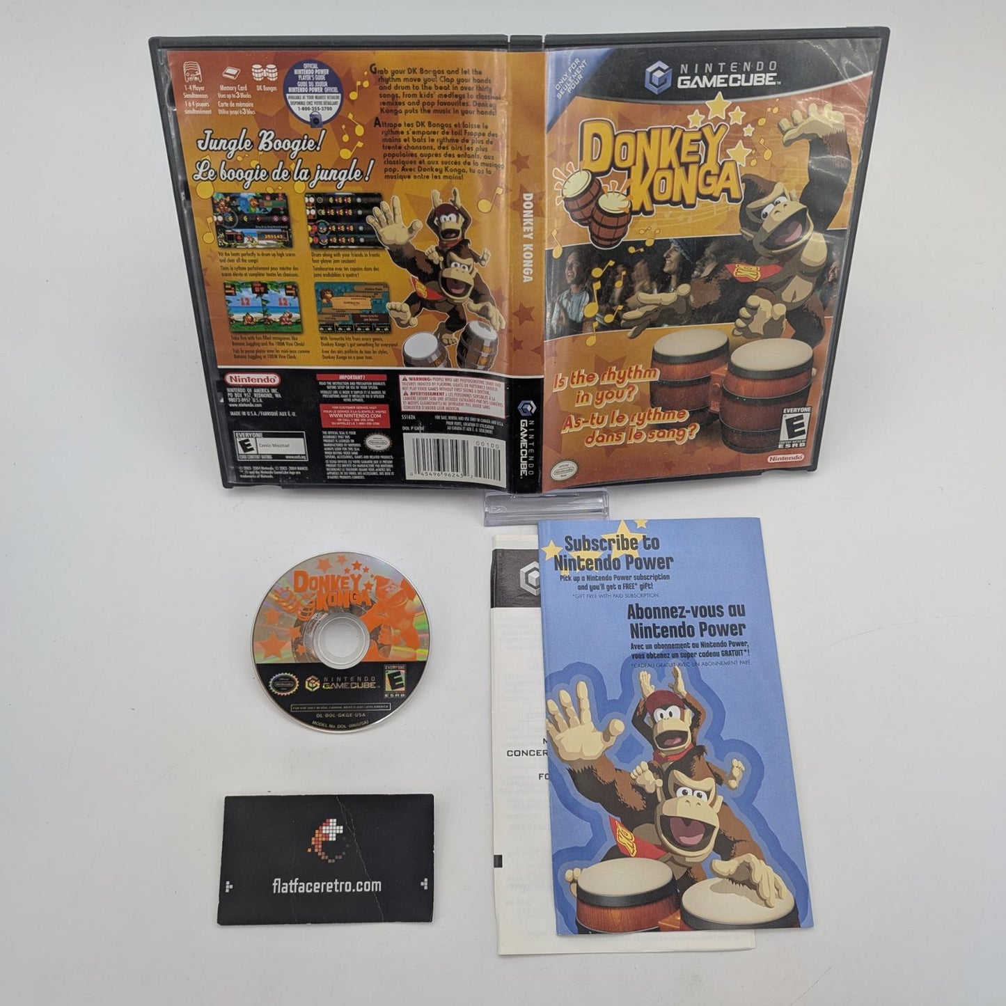 Donkey Konga - Nintendo Gamecube - Game and Box Only