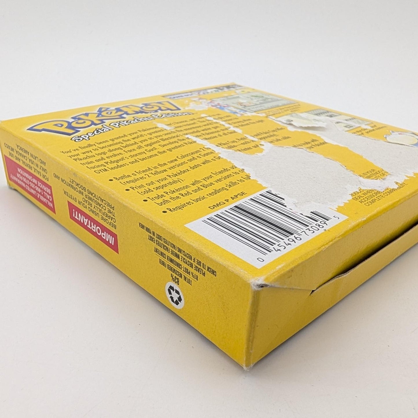 Pokemon Yellow - Nintendo Game Boy - Game and Box Only