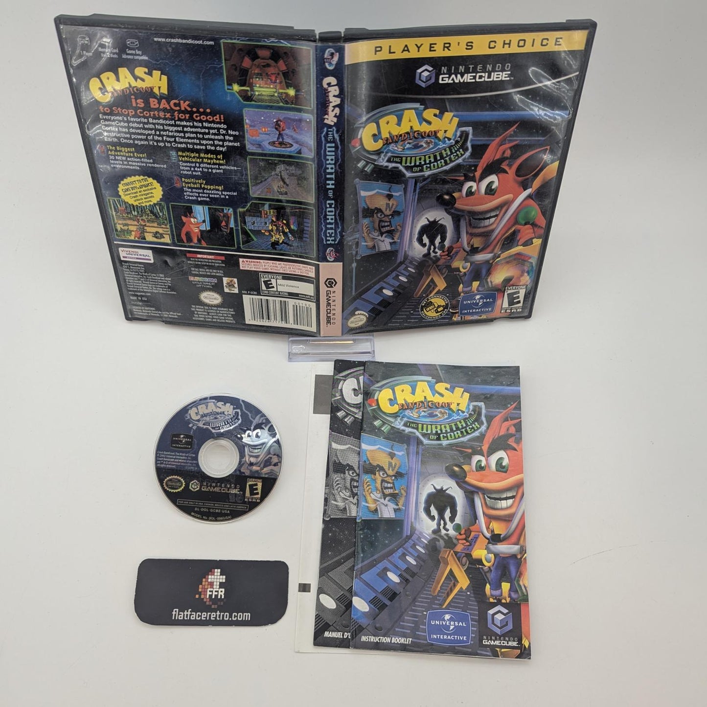 Crash Bandicoot The Wrath of Cortex - Nintendo Gamecube - Complete