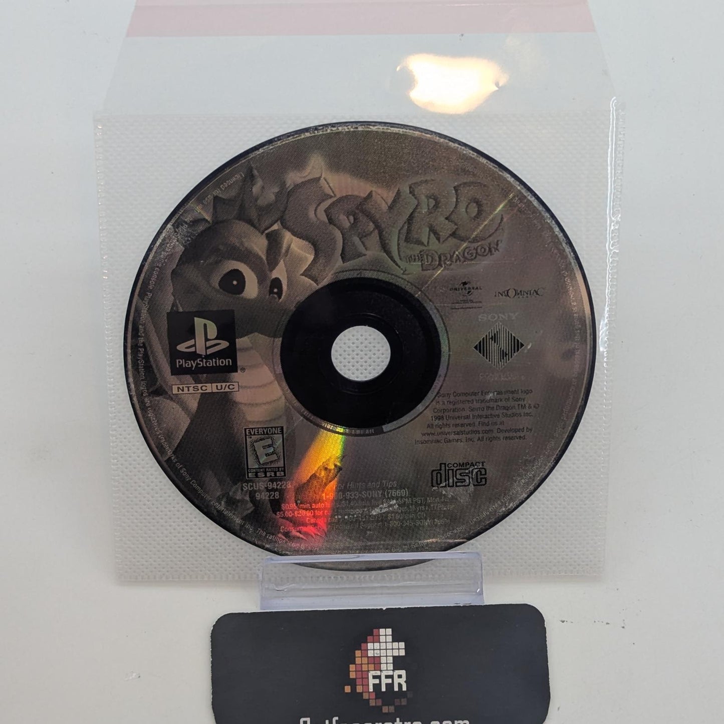 Spyro Year of the Dragon - Sony PlayStation 1 - Game Only
