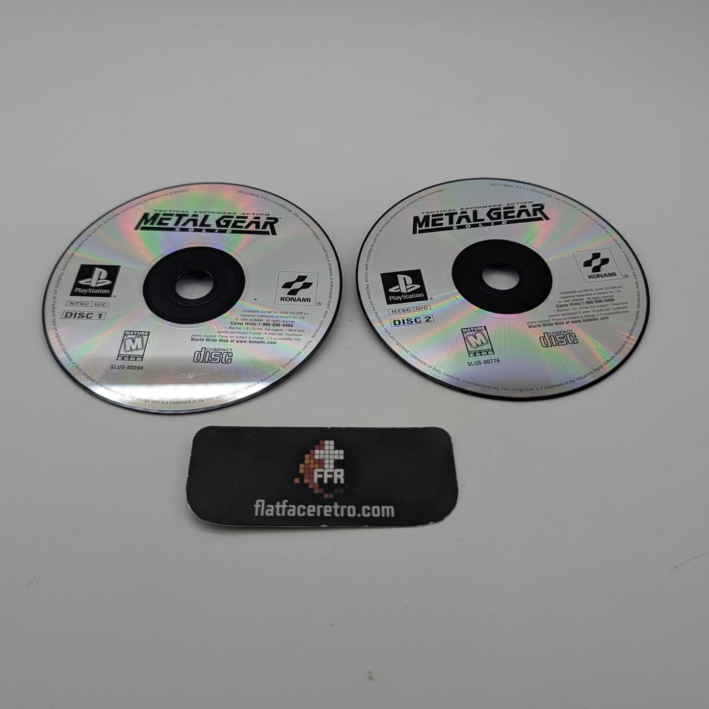 Metal Gear Solid - Sony PlayStation 1 - Game Only