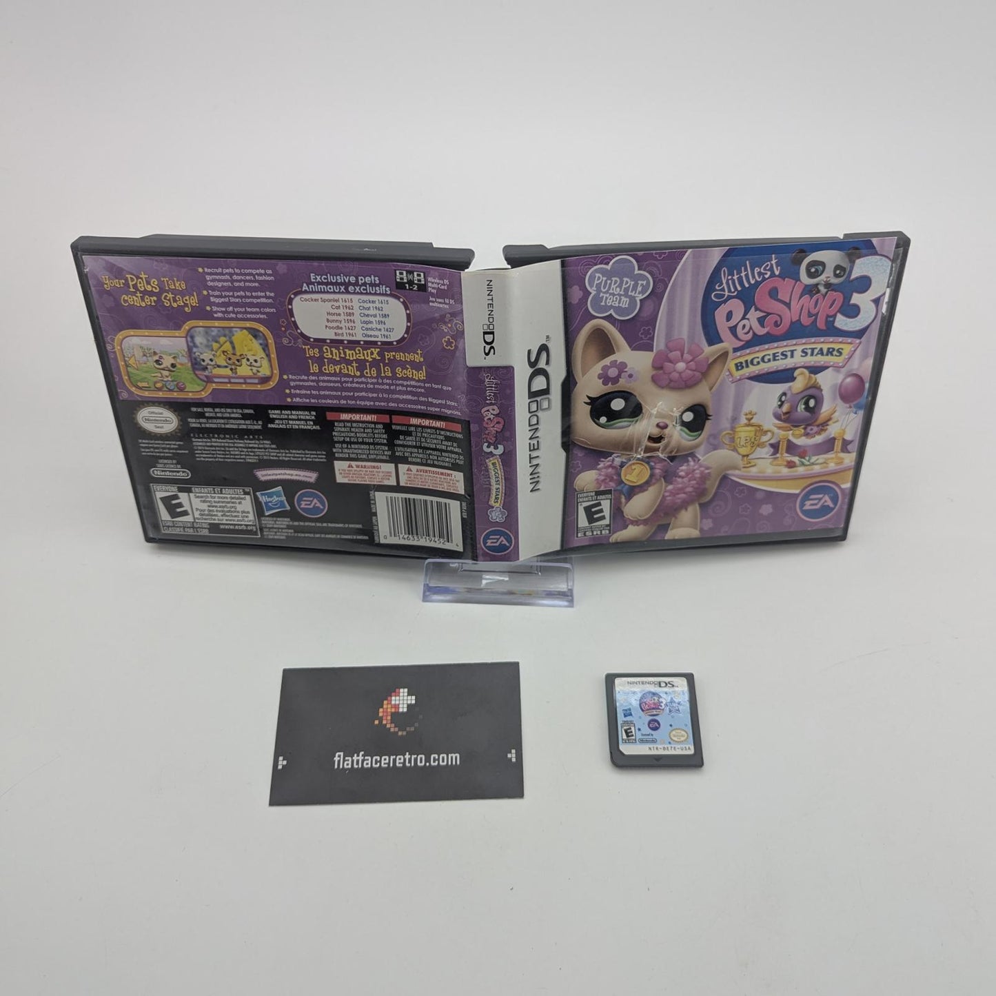 Littlest Pet Shop 3: Biggest Stars: Blue Team - Nintendo DS - Game and Box Only