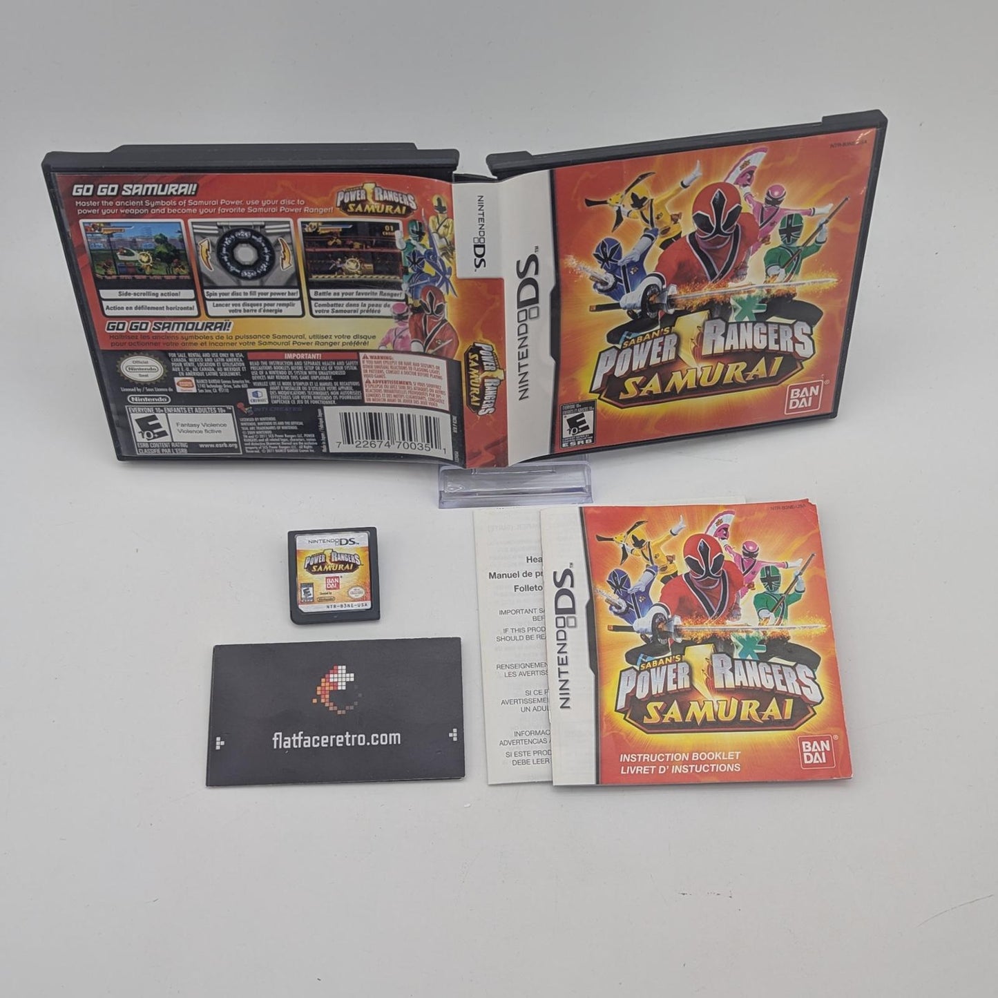 Power Rangers Samurai - Nintendo DS - Complete