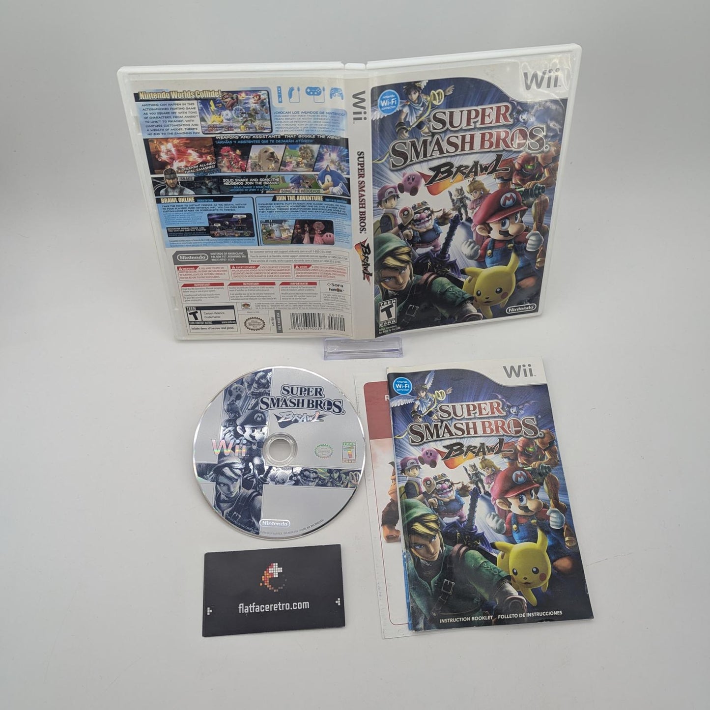 Super Smash Bros Brawl - Nintendo Wii - Complete