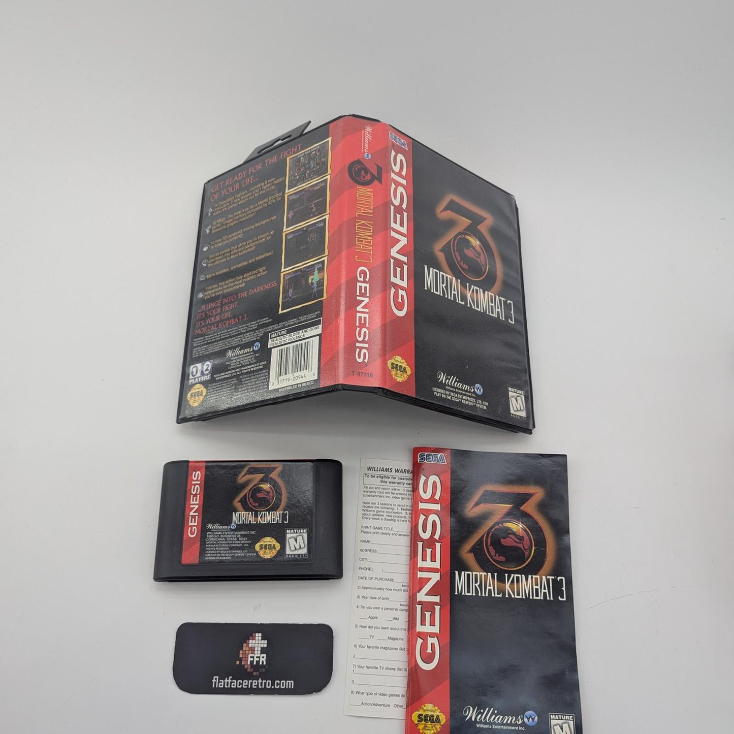 Mortal Kombat 3 - Sega Genesis - Complete