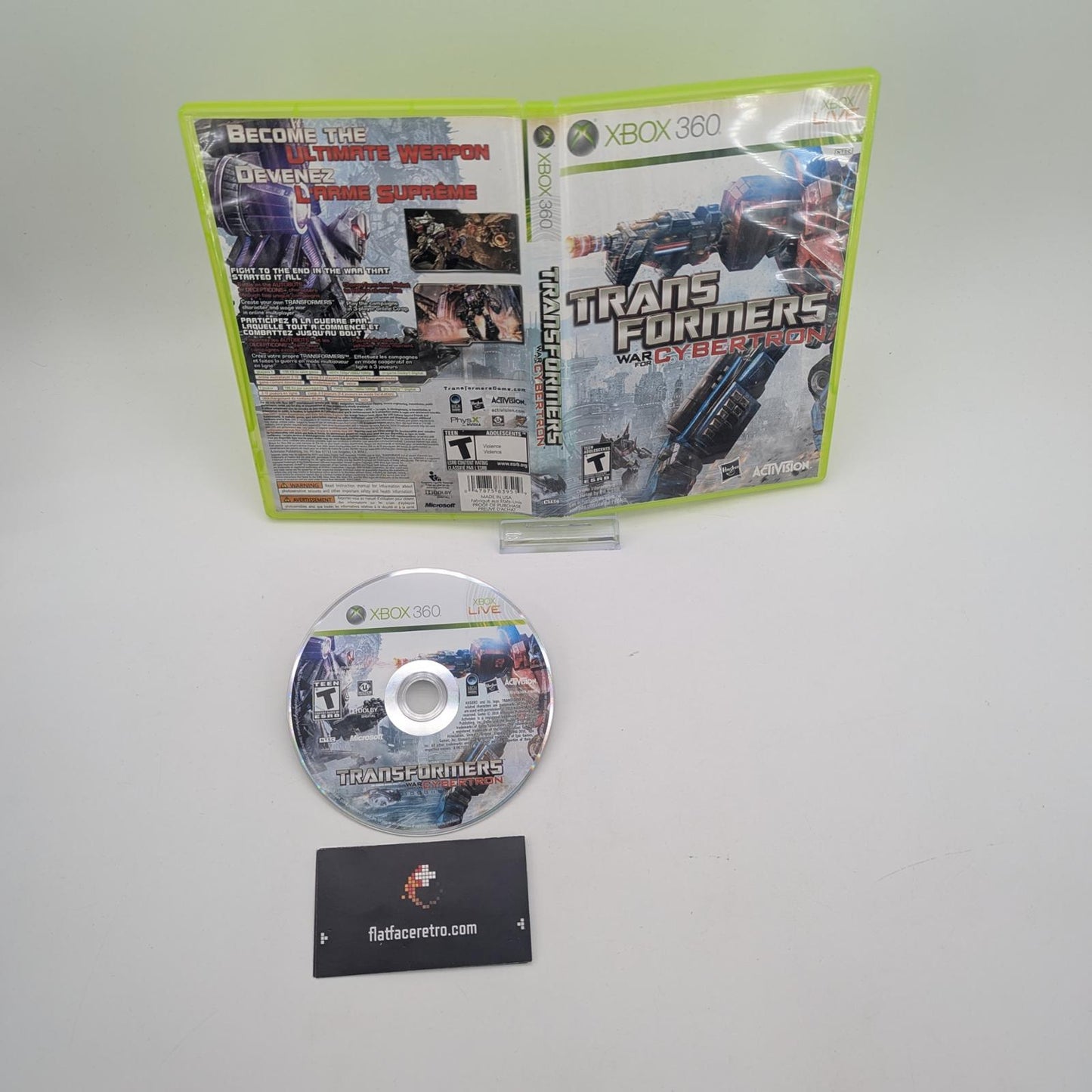 Transformers: War for Cybertron - Microsoft Xbox 360 - Game and Box Only
