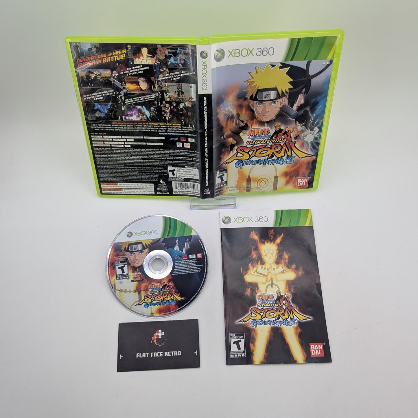 Naruto Shippuden Ultimate Ninja Storm Generations - Microsoft Xbox 360 - Complete