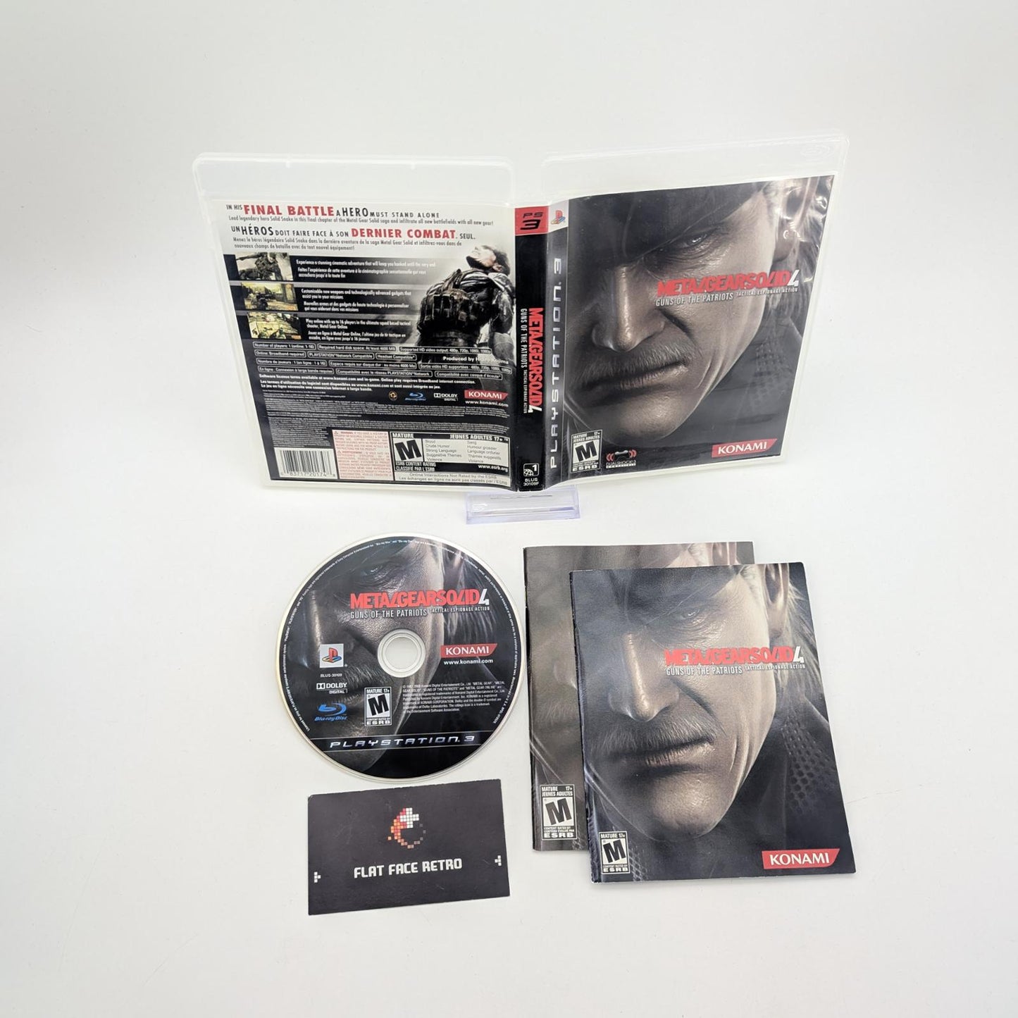 Metal Gear Solid 4 Guns of the Patriots - Sony PlayStation 3 - Complete