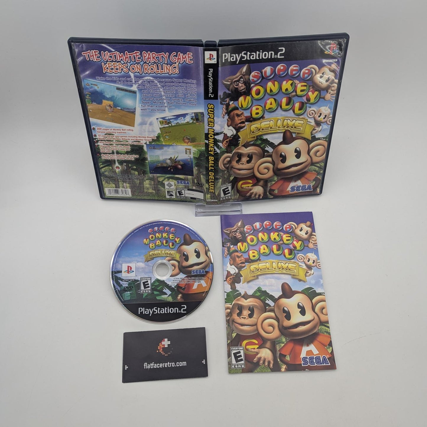 Super Monkey Ball Deluxe - Sony PlayStation 2 - Complete