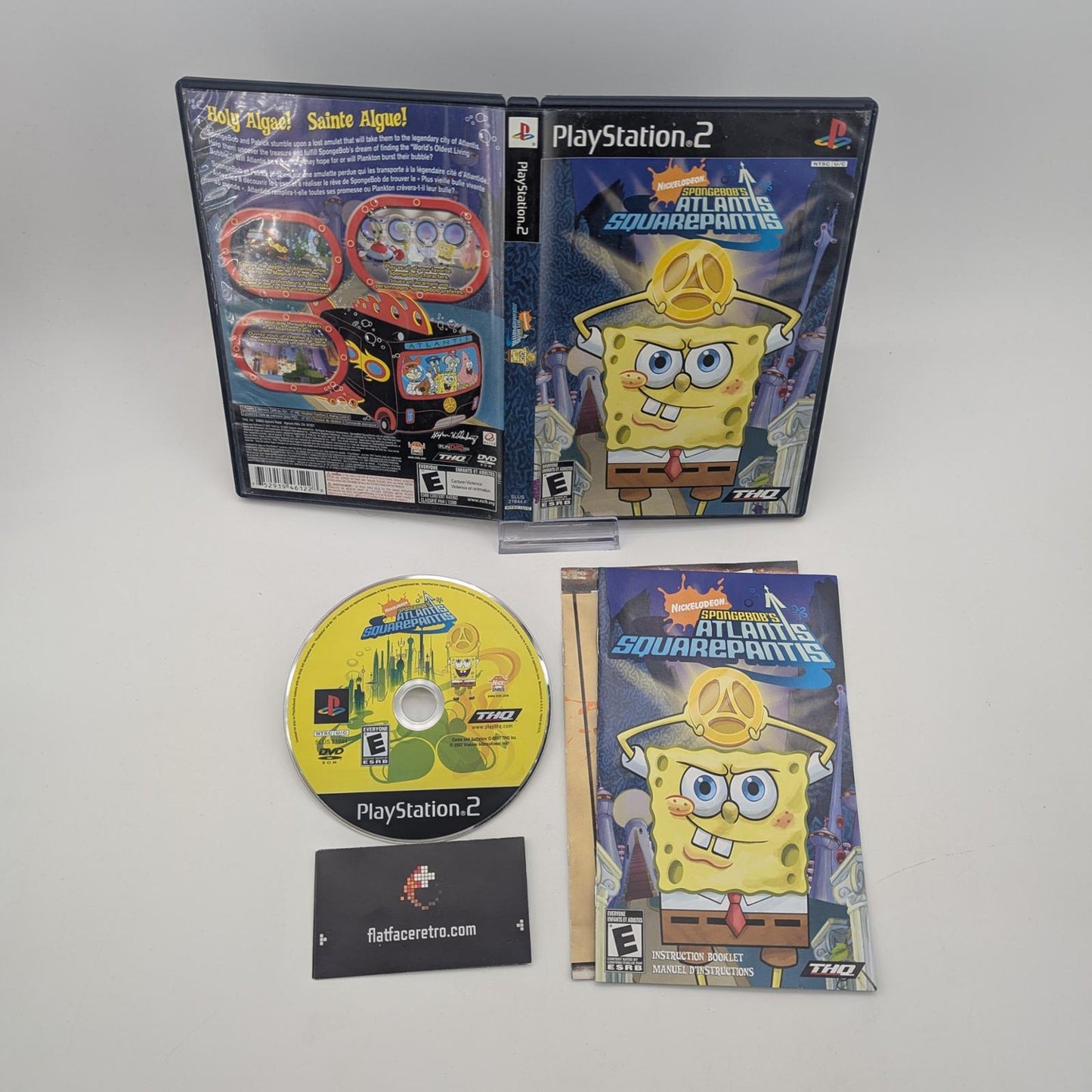 SpongeBob's Atlantis SquarePantis - Sony PlayStation 2 - Complete