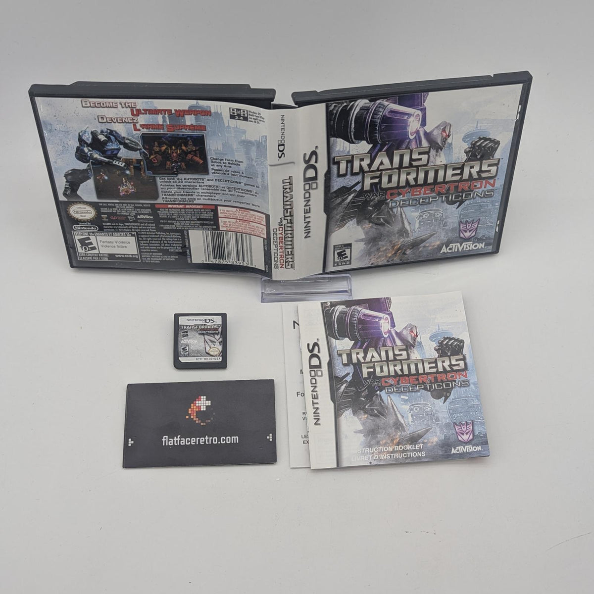 Transformers: War for Cybertron Decepticons - Nintendo DS - Complete