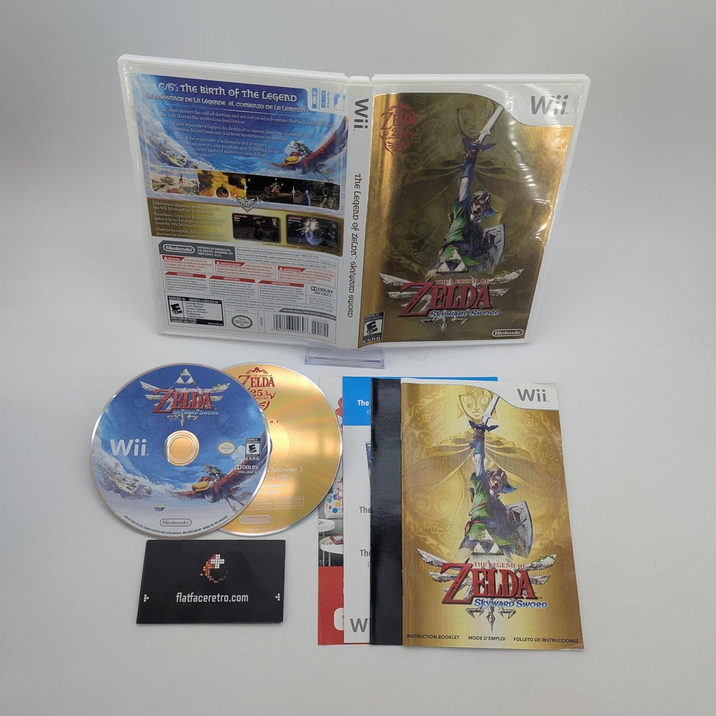 Zelda Skyward Sword - Nintendo Wii - Complete