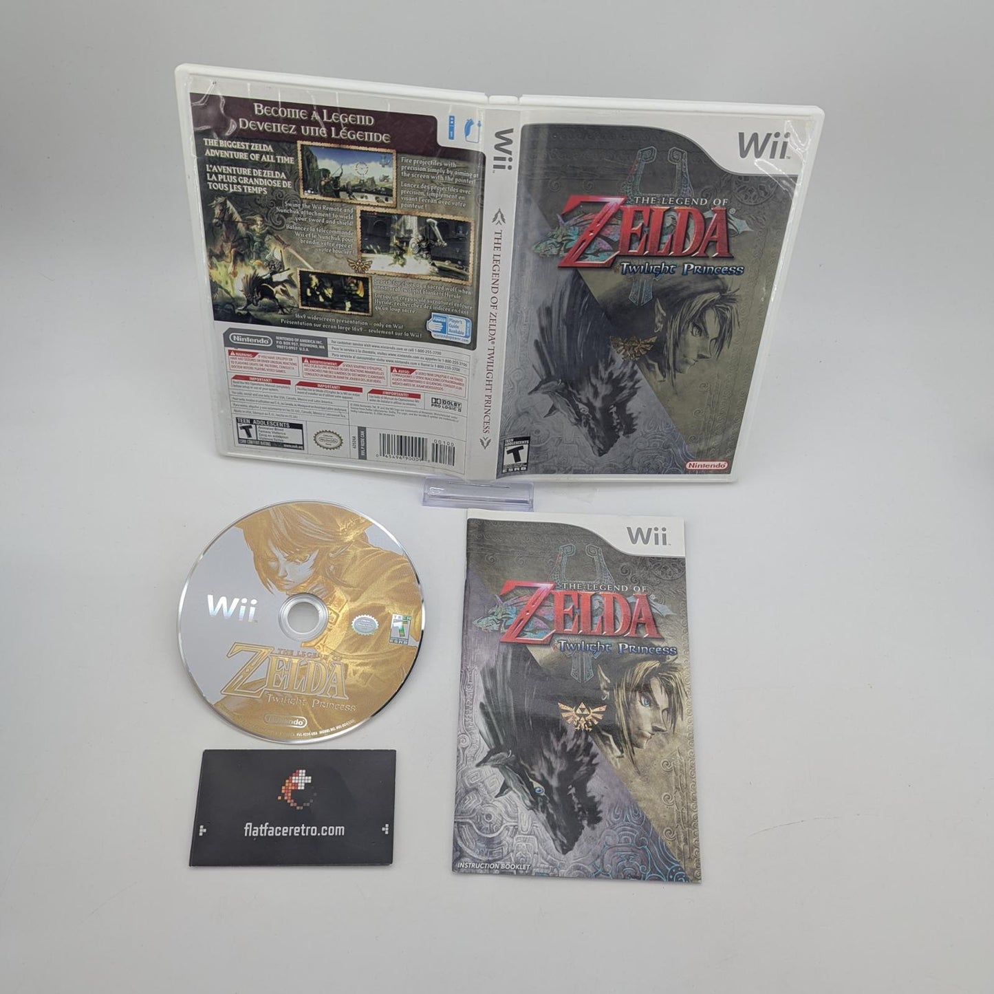 Zelda Twilight Princess - Nintendo Wii - Complete