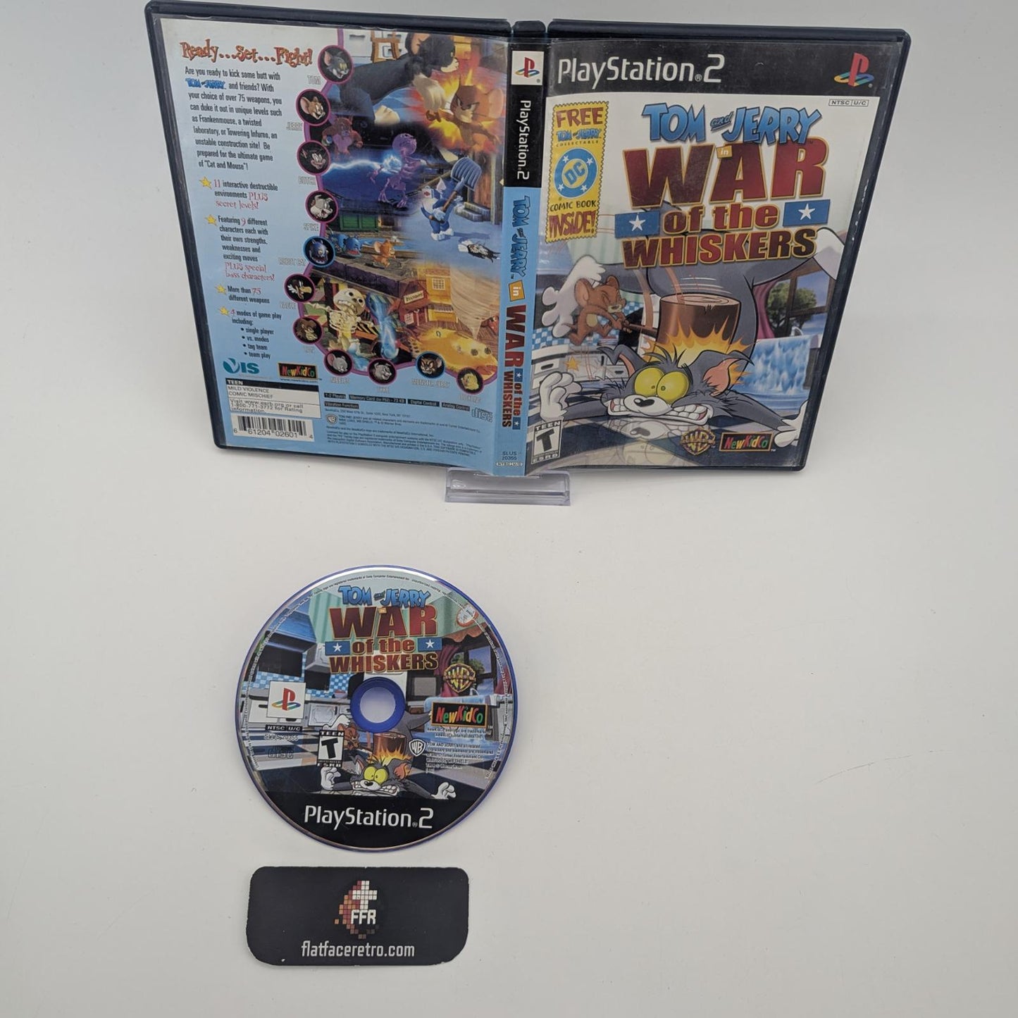 Tom and Jerry War of Whiskers - Sony PlayStation 2 - Game and Box Only