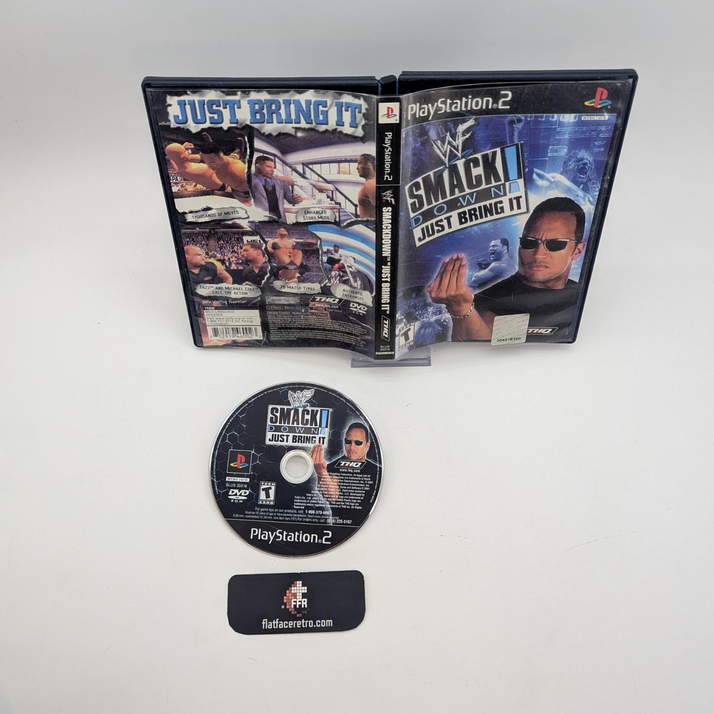 WWF Smackdown Just Bring It - Sony PlayStation 2 - Game and Box Only