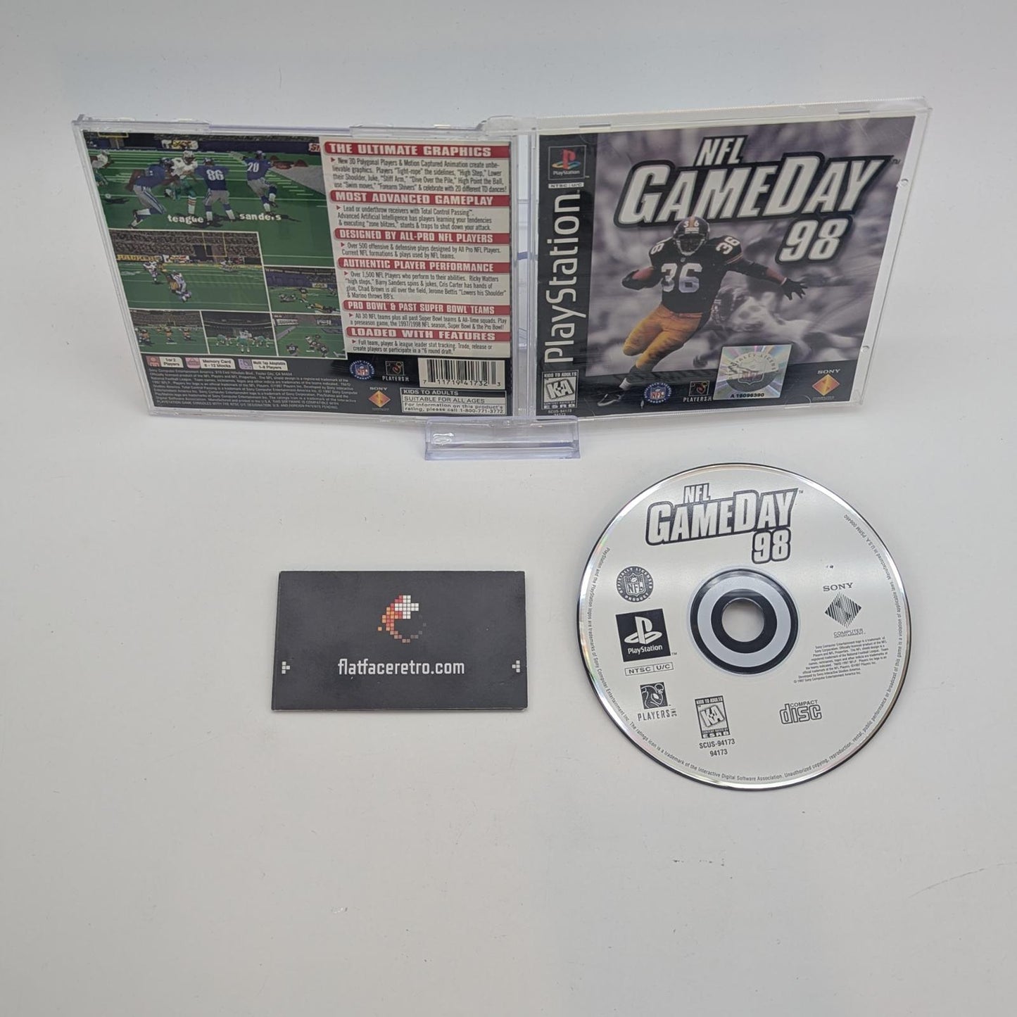 NFL GameDay 98 - Sony PlayStation 1 - Complete
