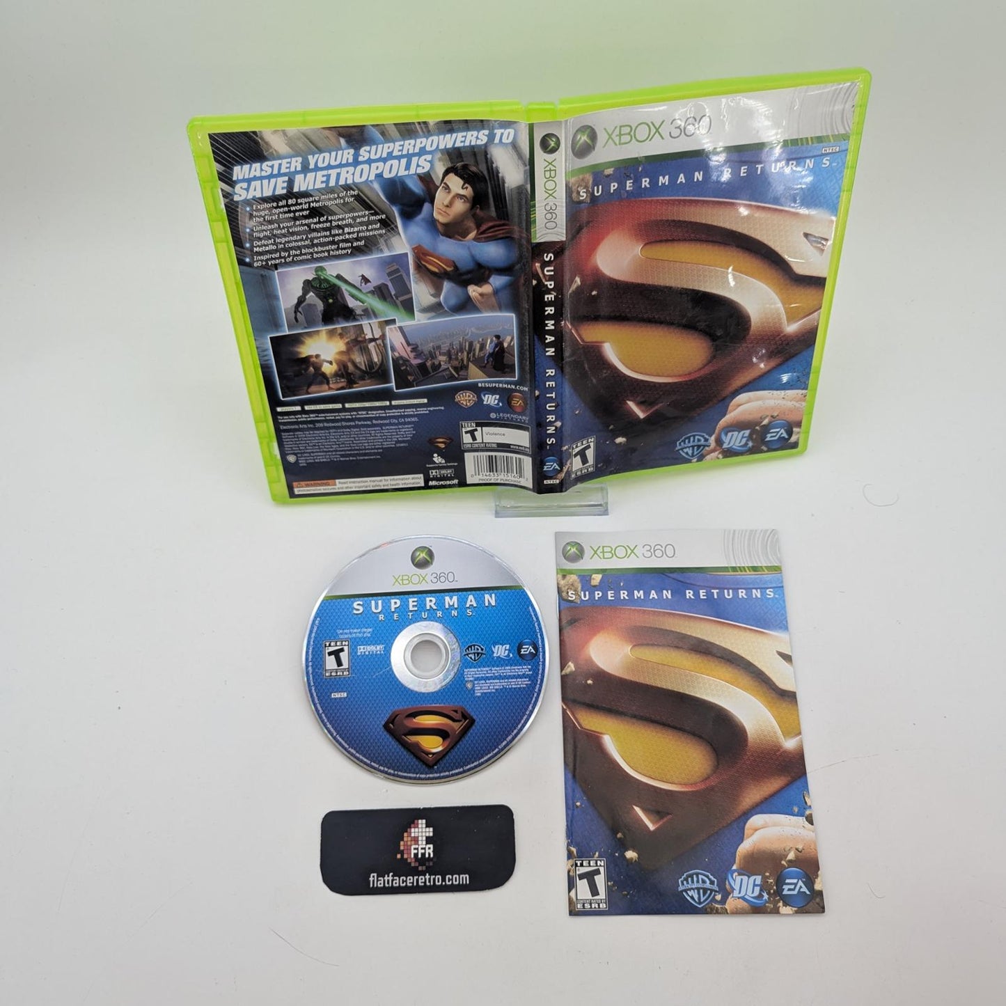Superman Returns - Microsoft Xbox 360 - Game and Box Only