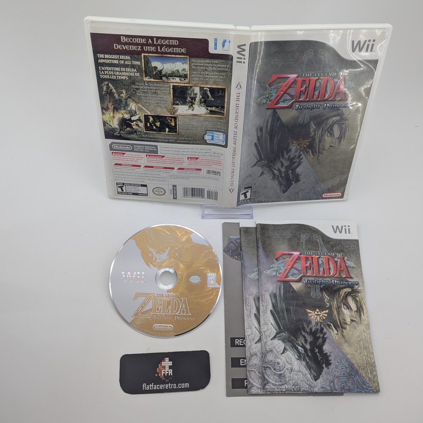 Zelda Twilight Princess - Nintendo Wii - Complete