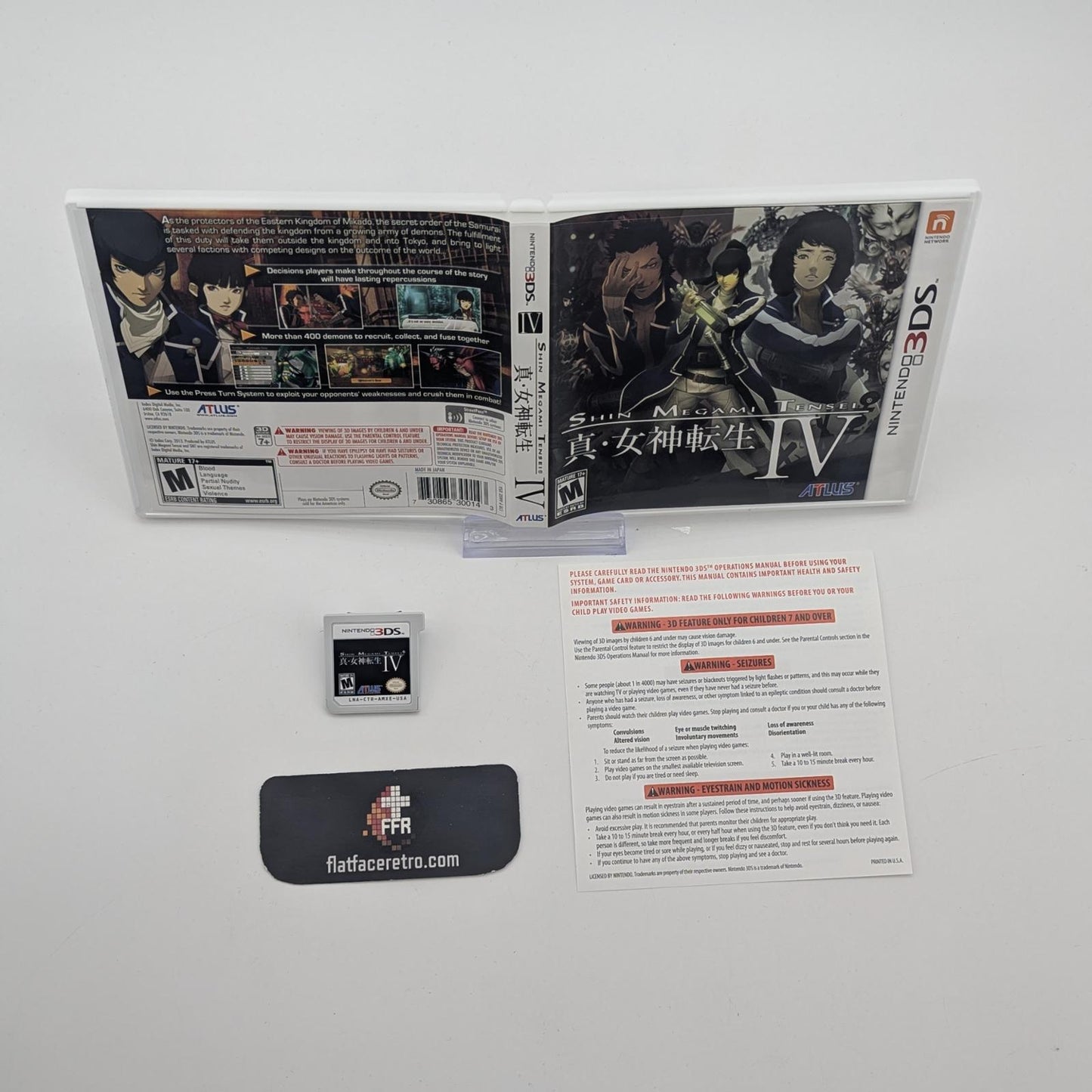 Shin Megami Tensei IV - Nintendo 3DS - Game and Box Only