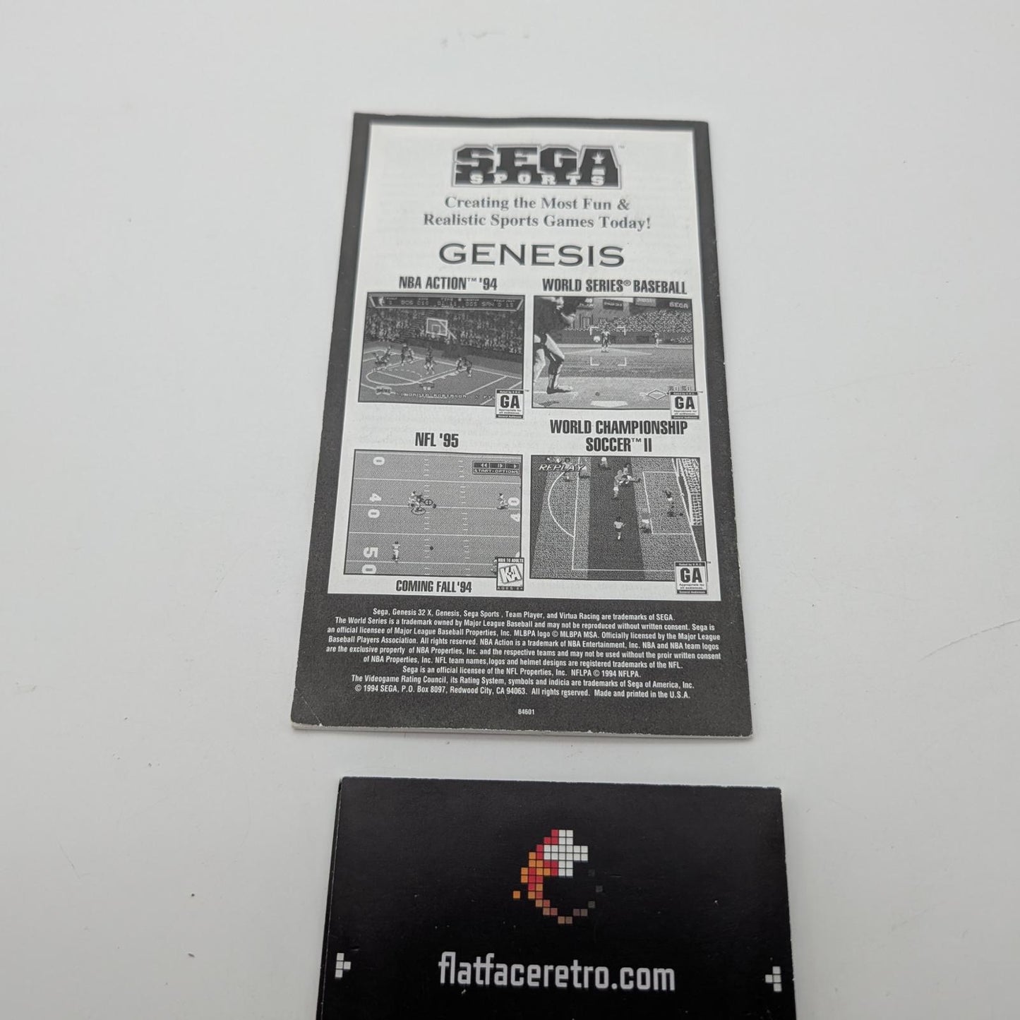 Virtua Racing Deluxe - Sega Genesis 32X - Manual Only