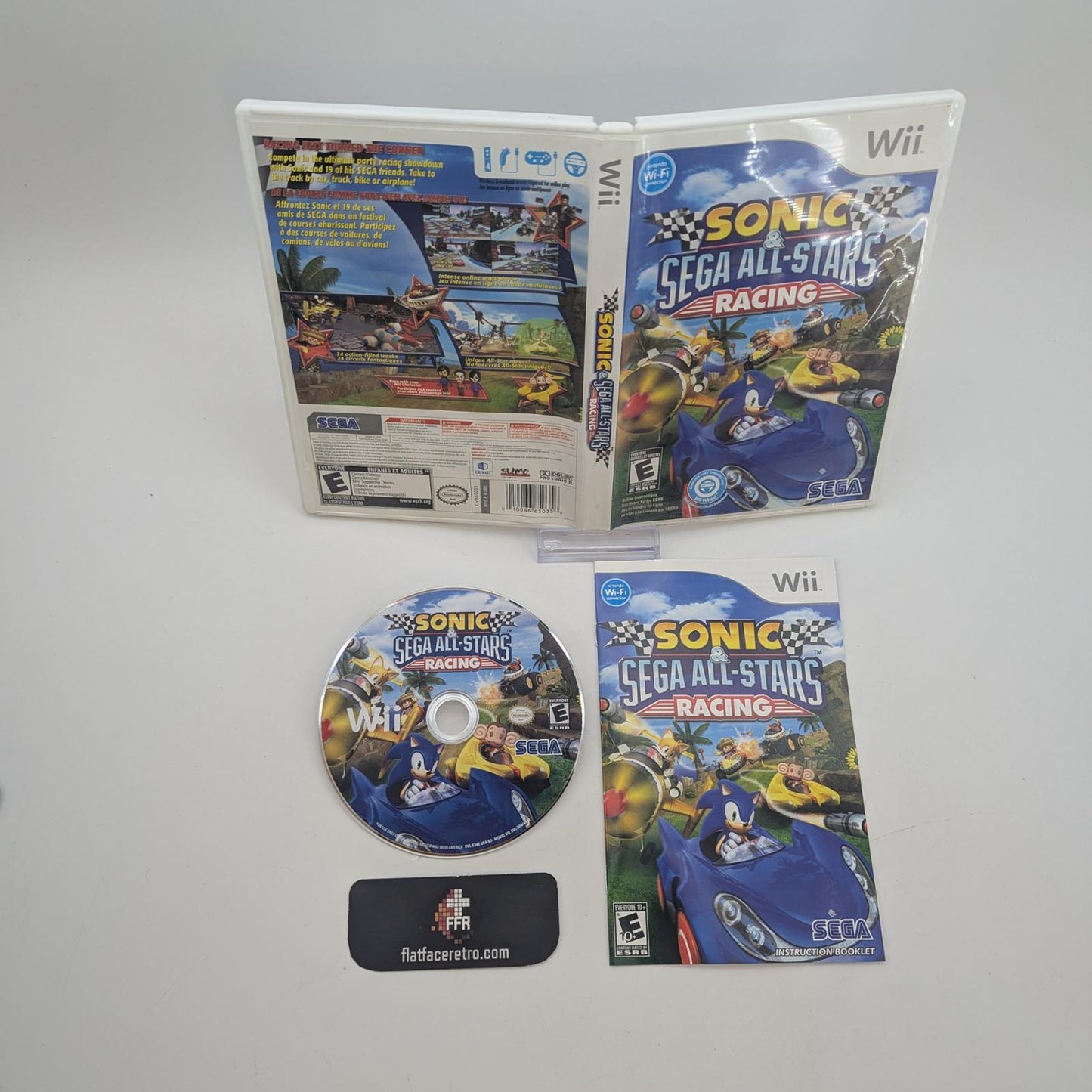Sonic & SEGA All-Stars Racing - Nintendo Wii - Complete