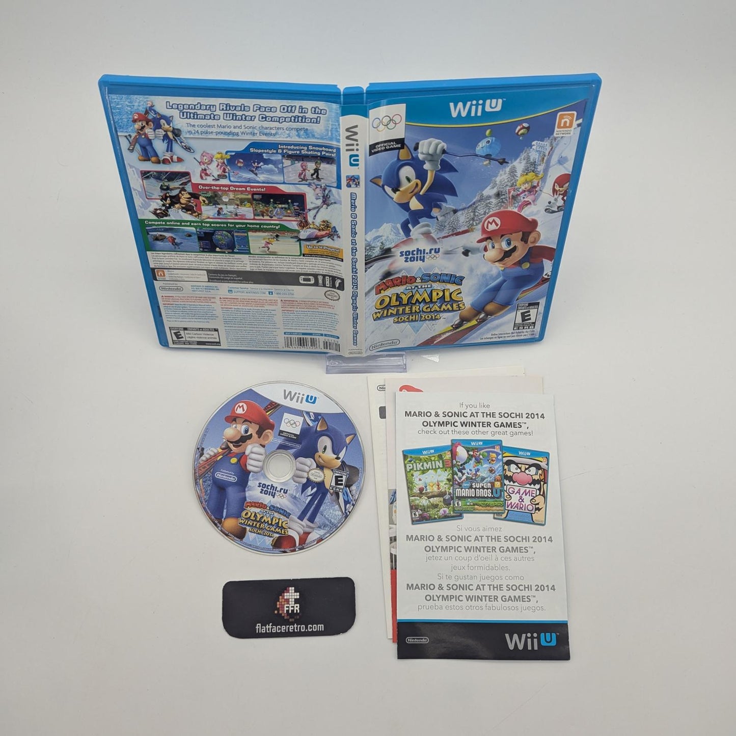 Mario & Sonic at the Sochi 2014 Olympic Games - Nintendo Wii U - Complete