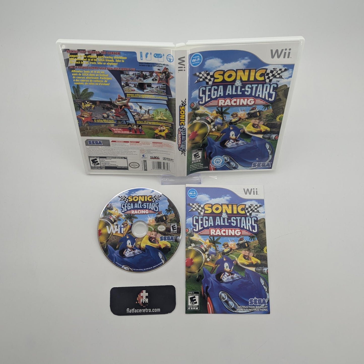 Sonic & SEGA All-Stars Racing - Nintendo Wii - Complete