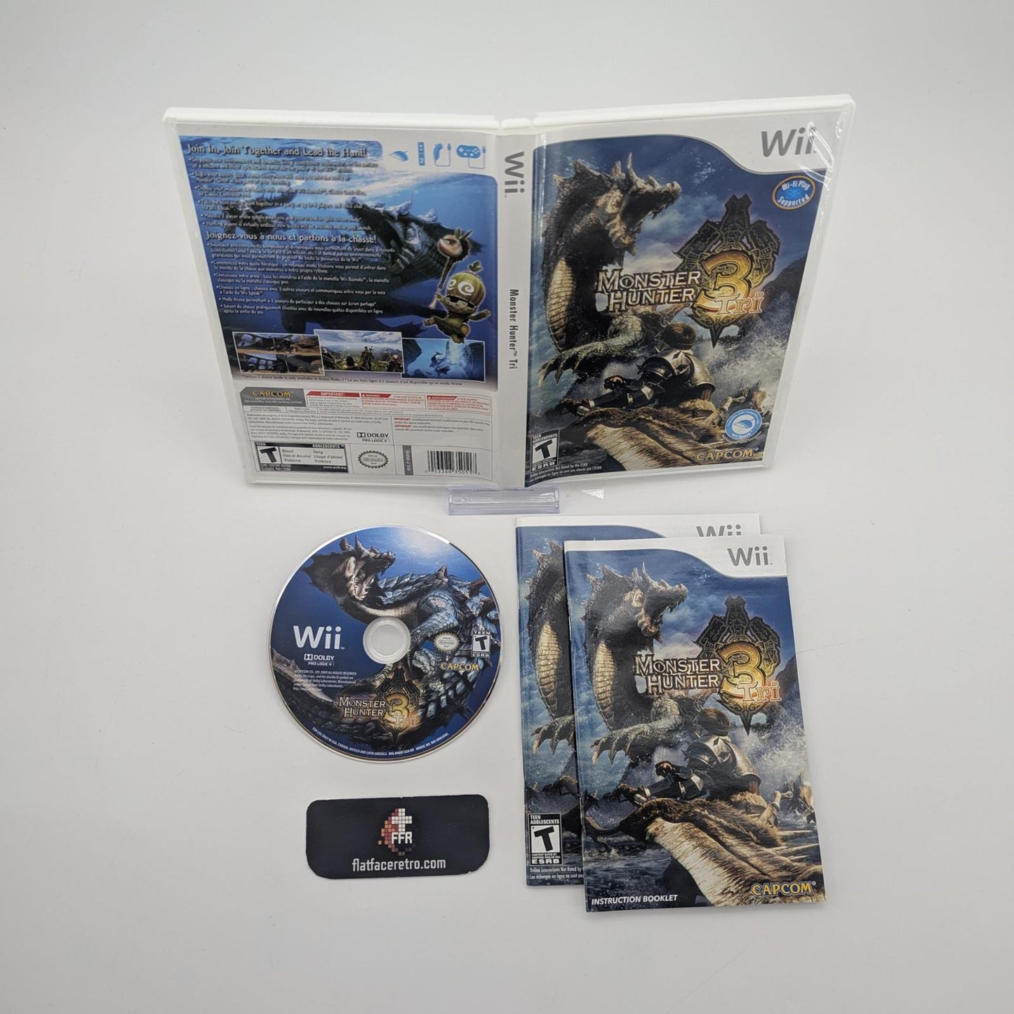 Monster Hunter 3 Tri - Nintendo Wii - Complete