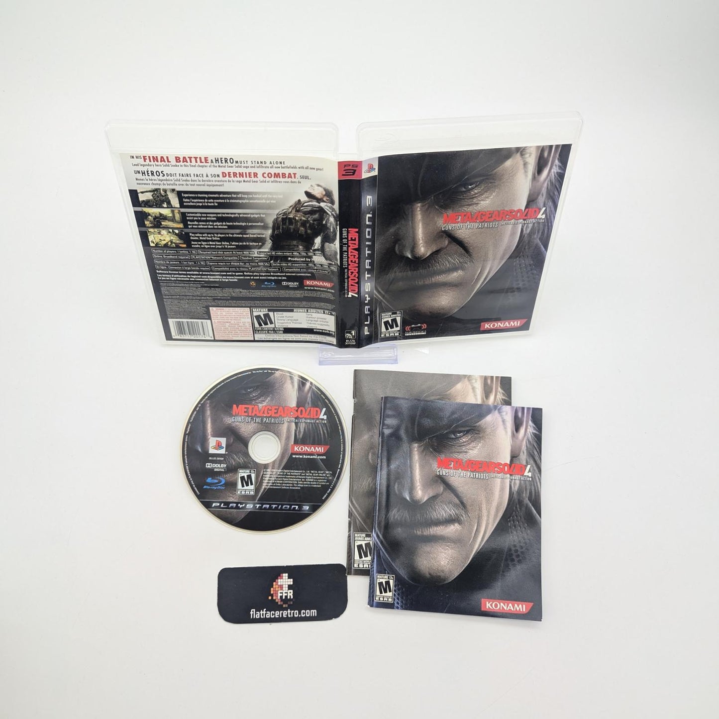 Metal Gear Solid 4 Guns of the Patriots - Sony PlayStation 3 - Complete