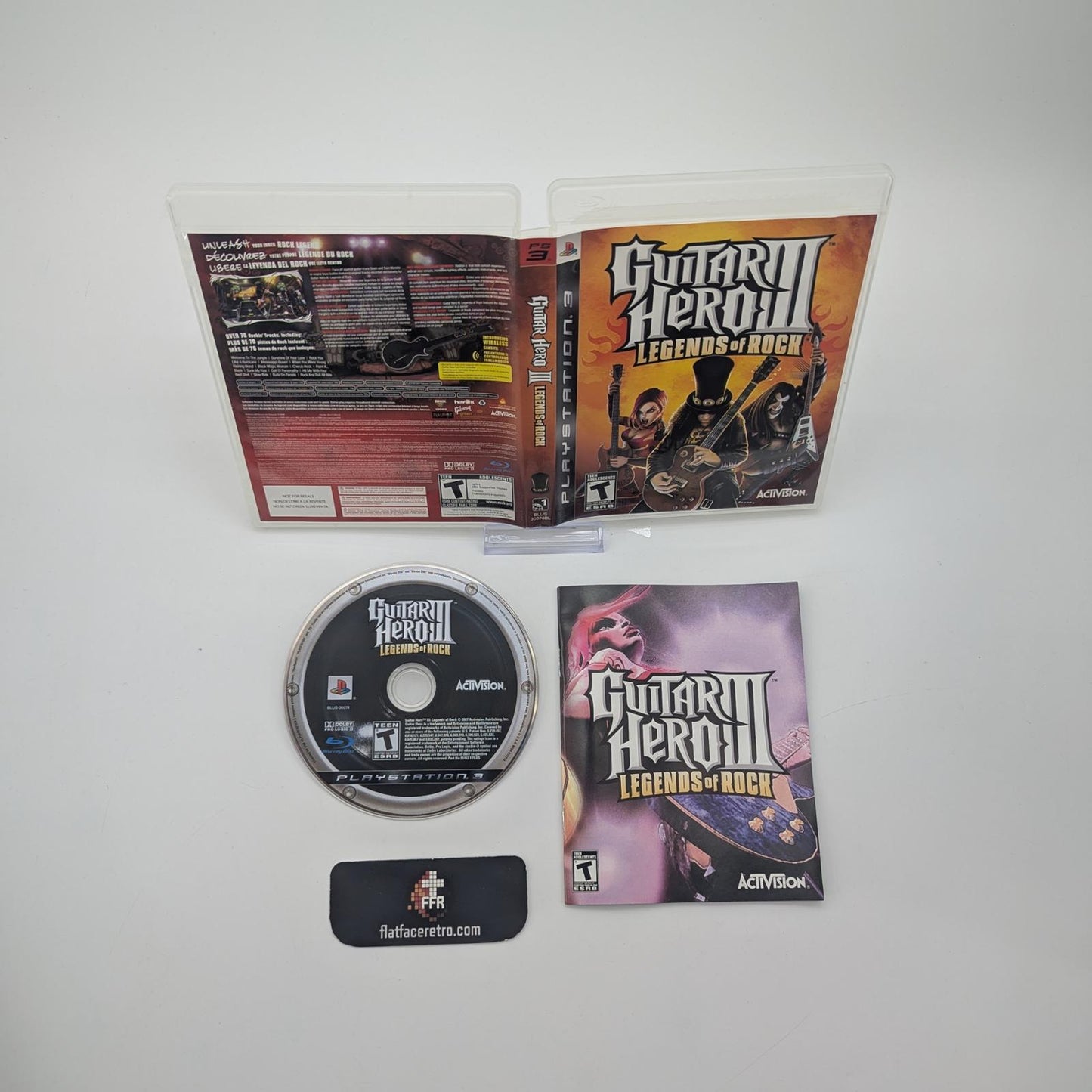 Guitar Hero III Legends of Rock - Sony PlayStation 3 - Complete