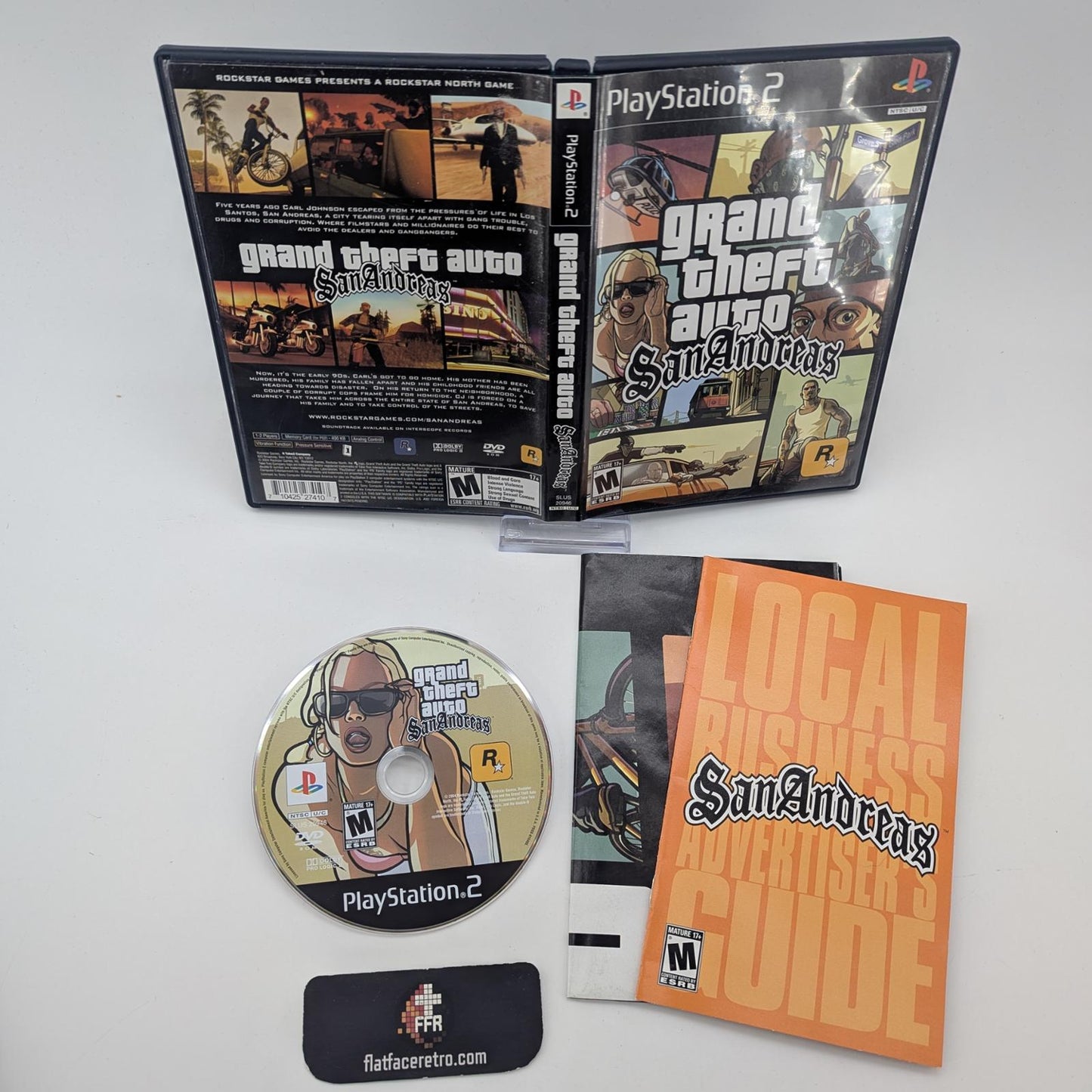 Grand Theft Auto San Andreas - Sony PlayStation 2 - Complete