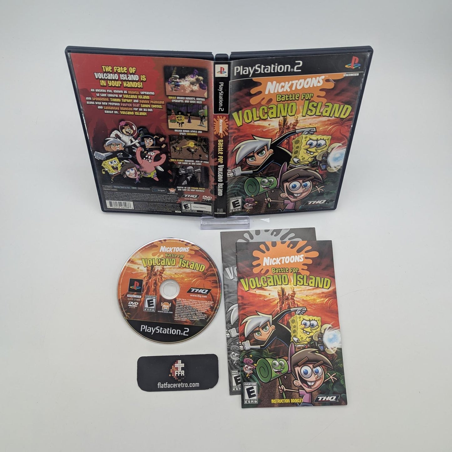 Nicktoons Battle for Volcano Island - Sony PlayStation 2 - Complete