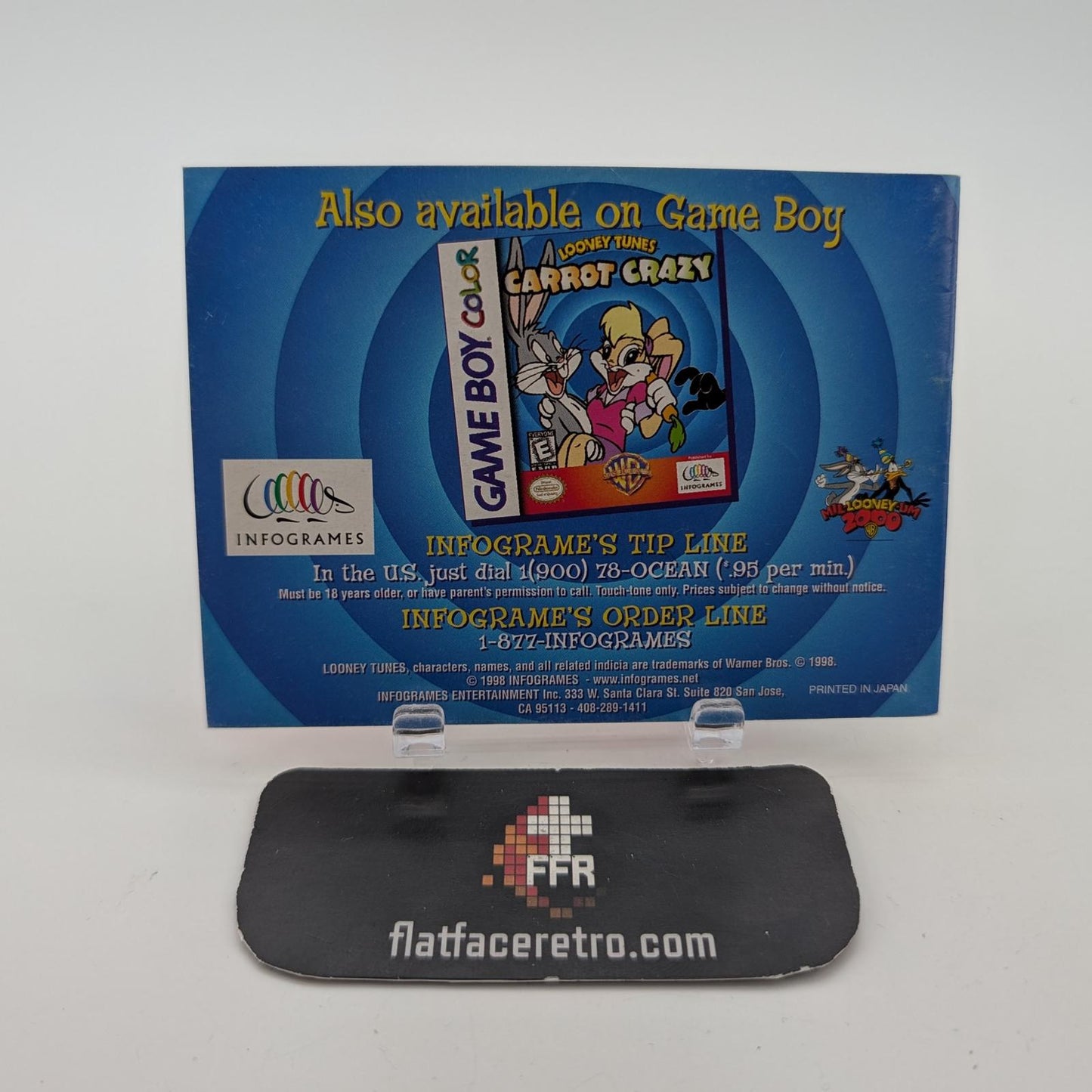 Looney Tunes Twouble - Nintendo Game Boy Color - Manual Only