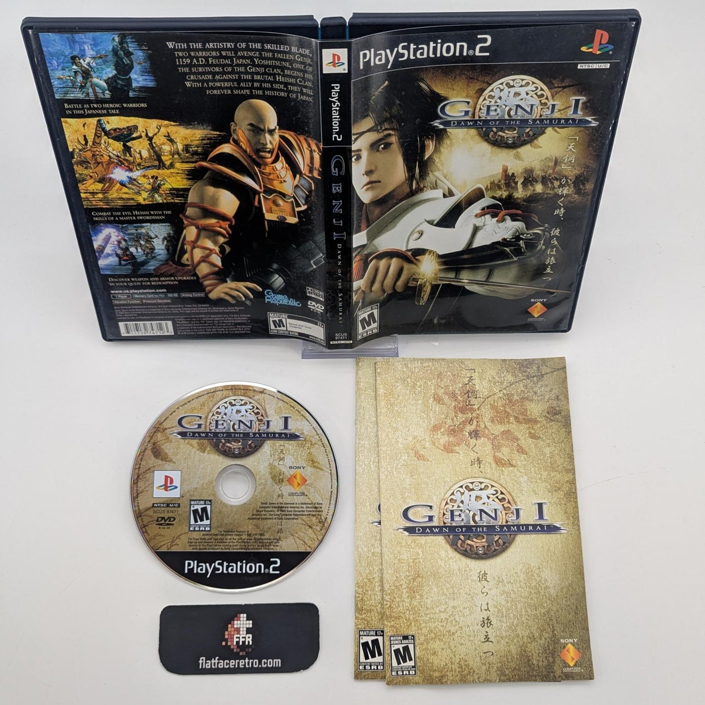 Genji Dawn of the Samurai - Sony PlayStation 2 - Complete