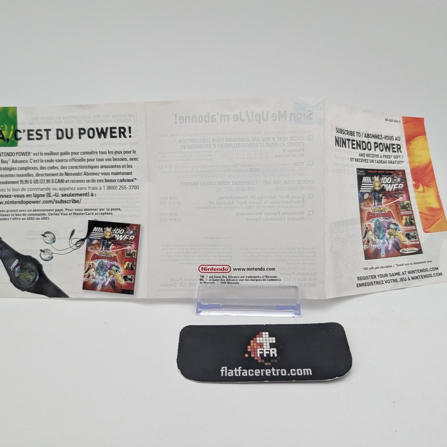 Nintendo Power Insert - Nintendo Game Boy Advance - Manual Only