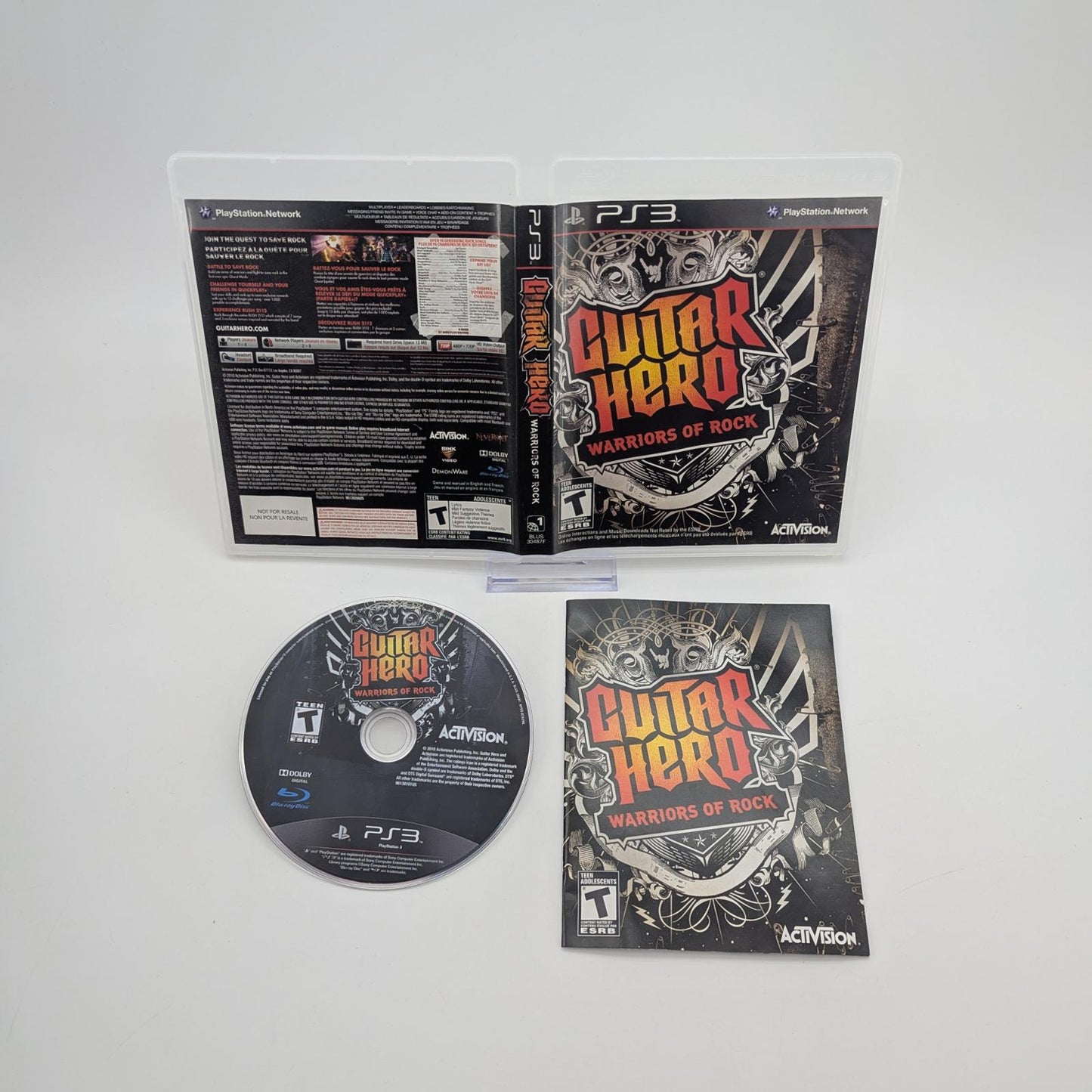 Guitar Hero: Warriors of Rock - Sony PlayStation 3 - Complete