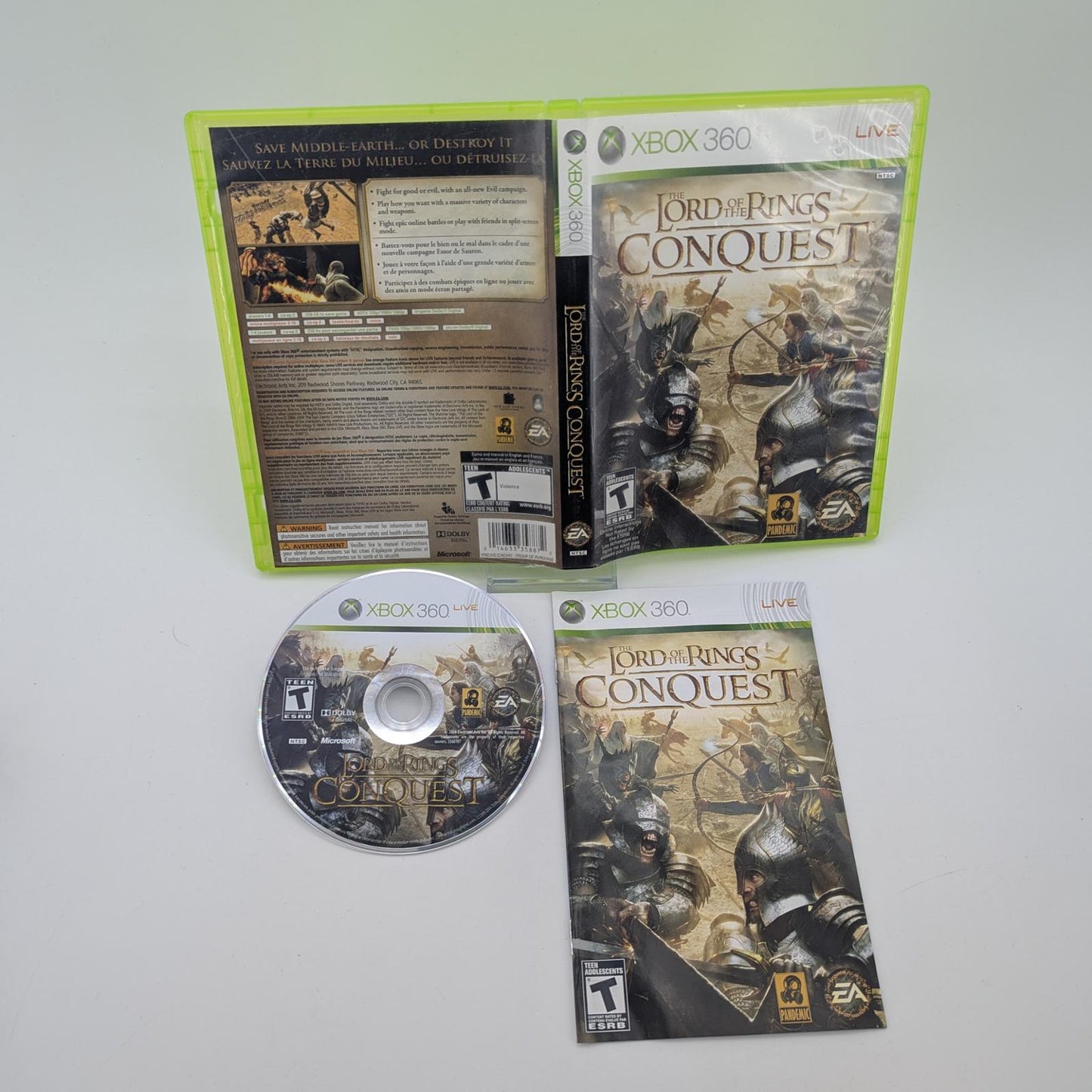Lord of the Rings Conquest - Microsoft Xbox 360 - Complete