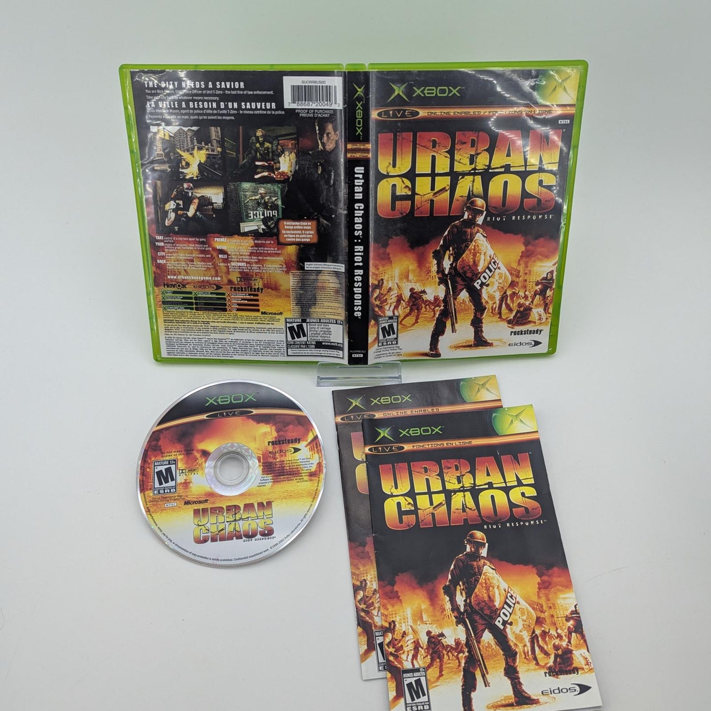 Urban Chaos Riot Response - Microsoft Xbox - Complete