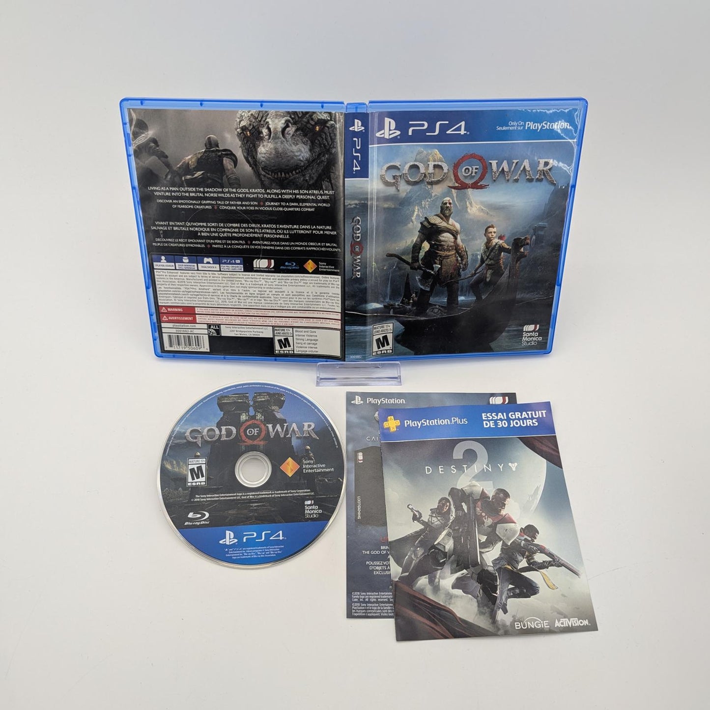 God of War - Sony PlayStation 4 - Complete