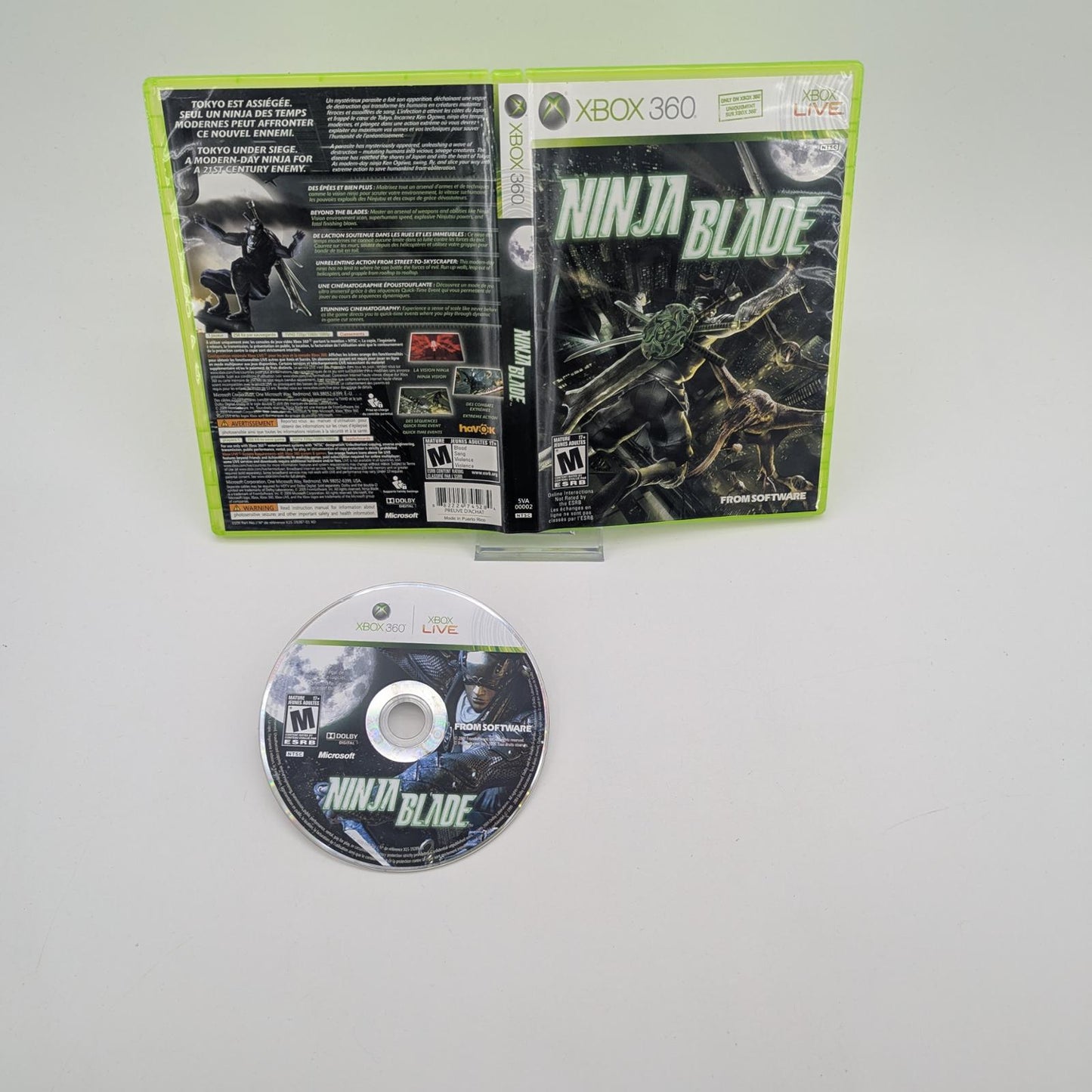 Ninja Blade - Microsoft Xbox 360 - Game and Box Only